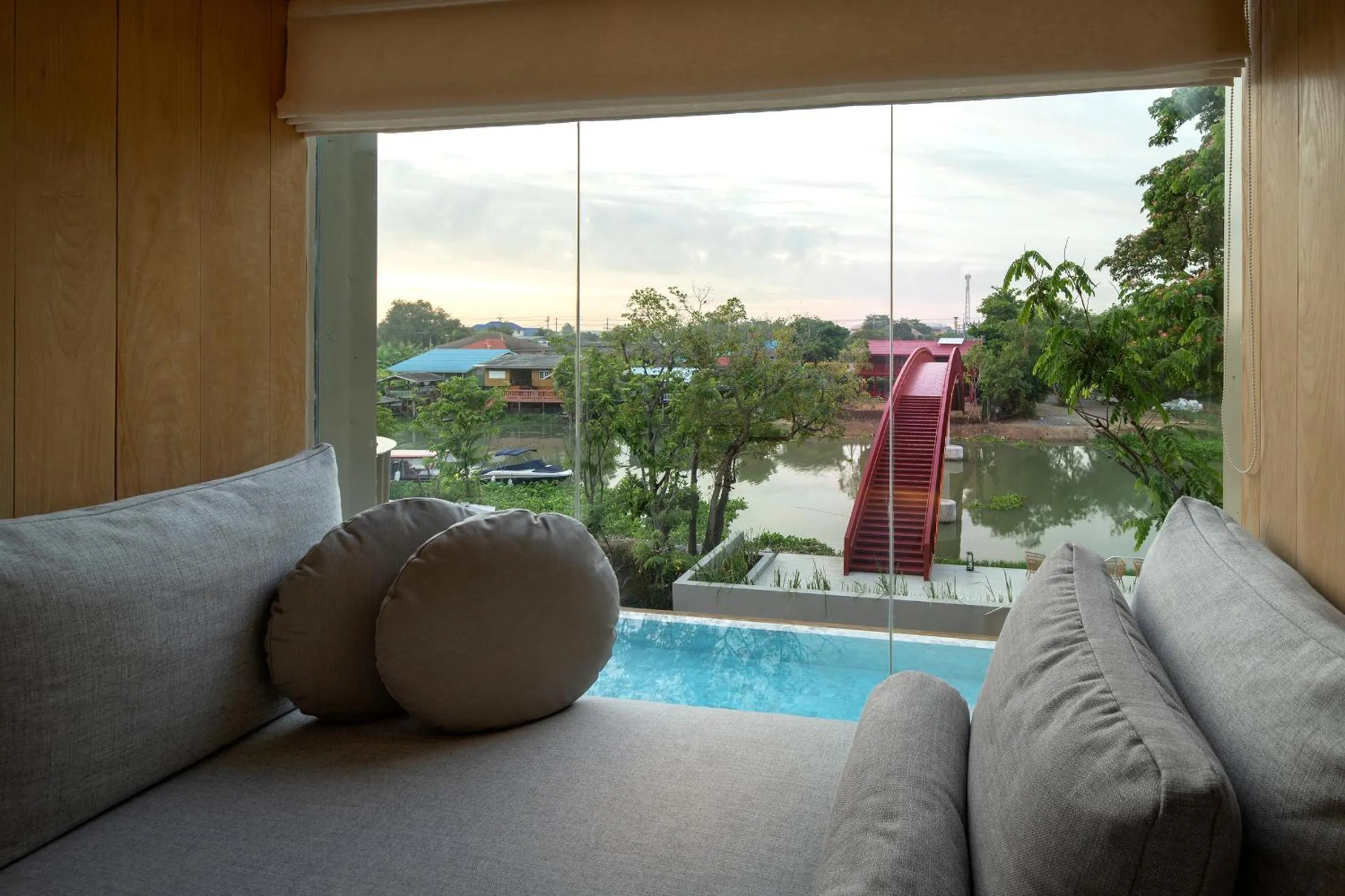 Seating area in Sala Bang Pa-In