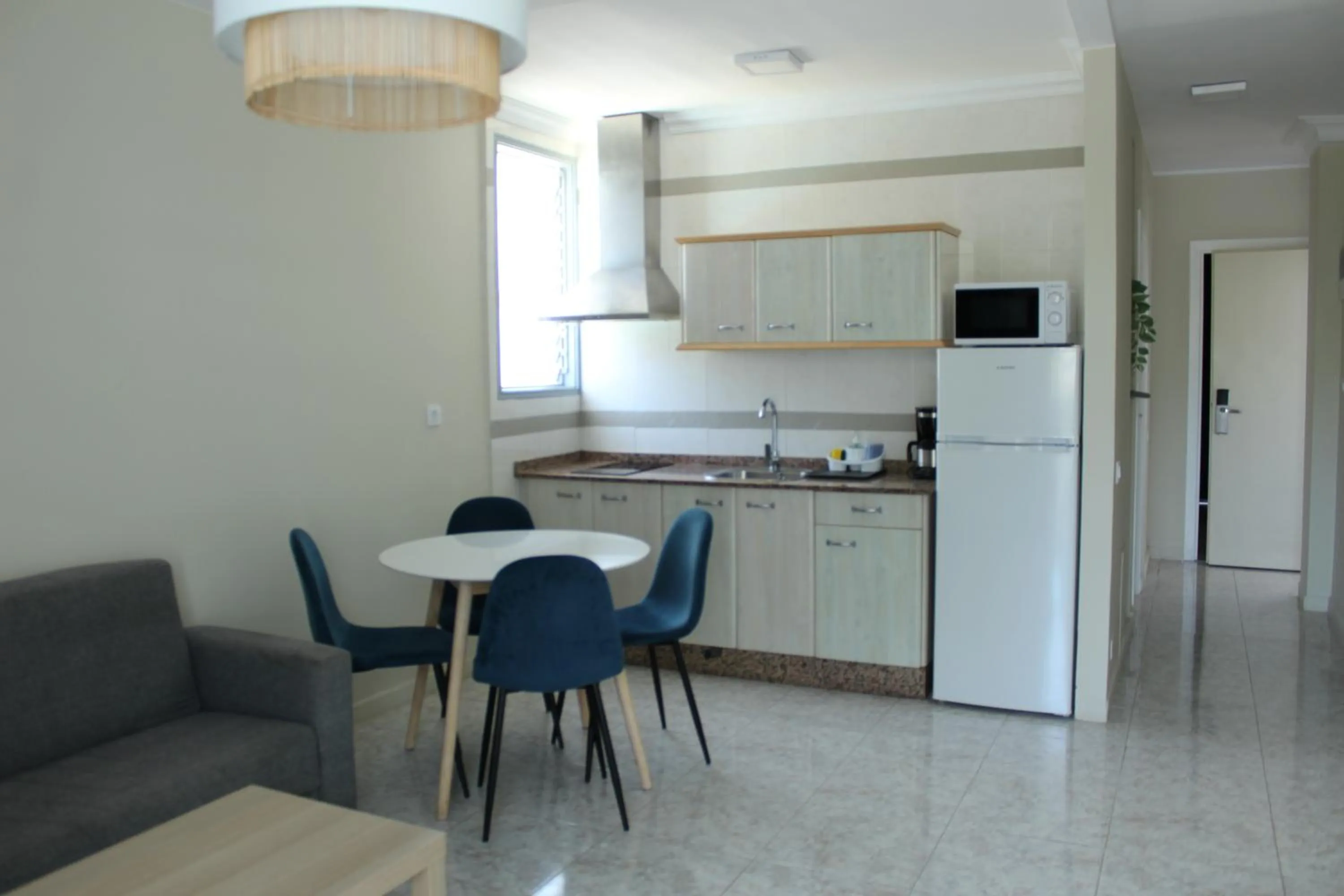 Kitchen or kitchenette in Apartamentos Fayna