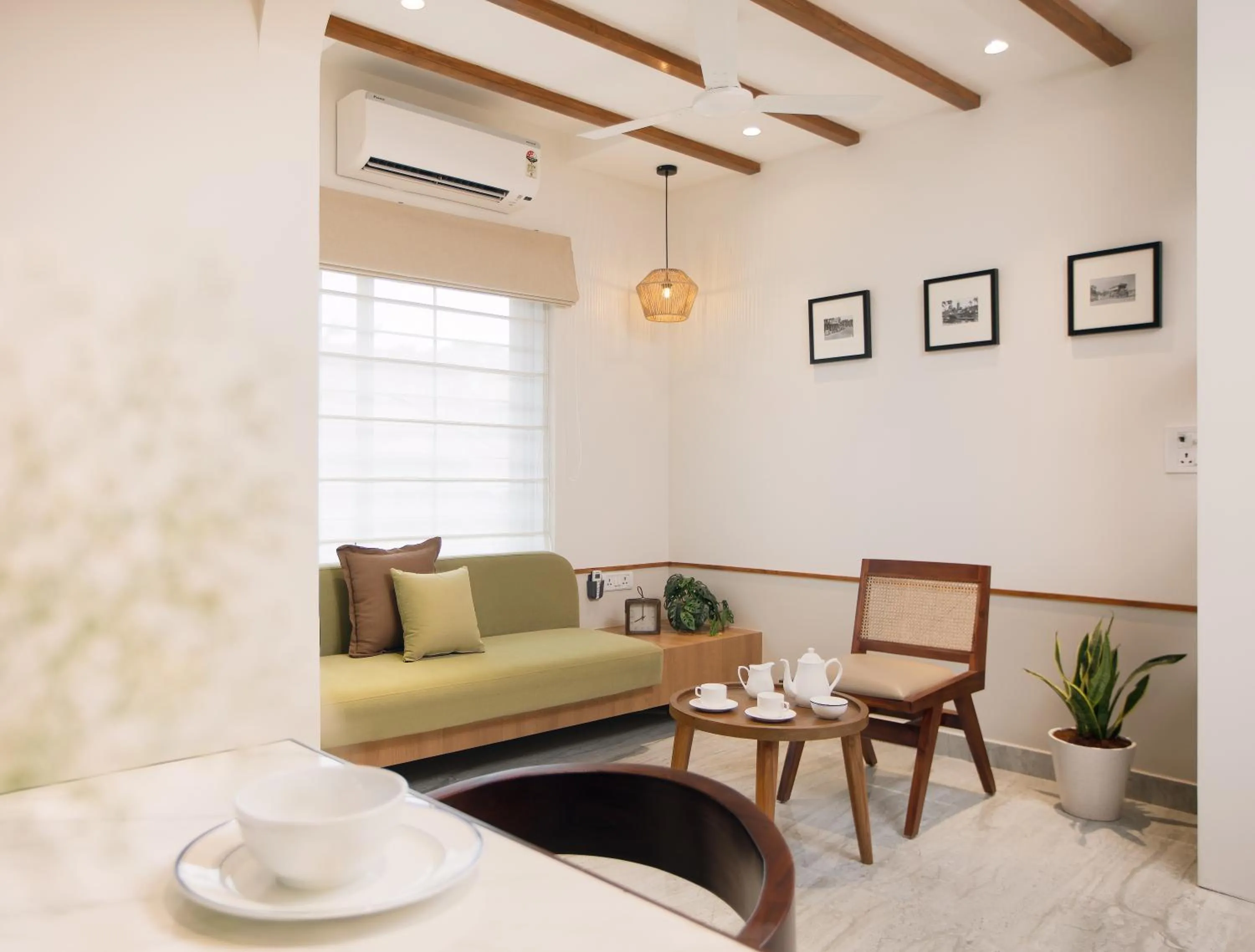 Living room in The Madras Grand