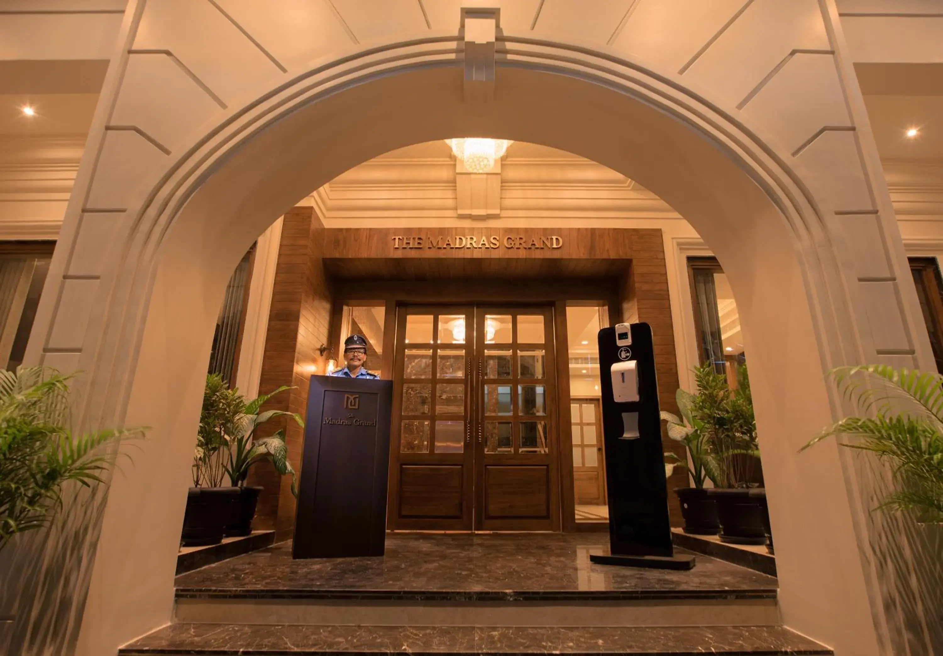 Facade/entrance in The Madras Grand Facade/entrance in The Madras Grand