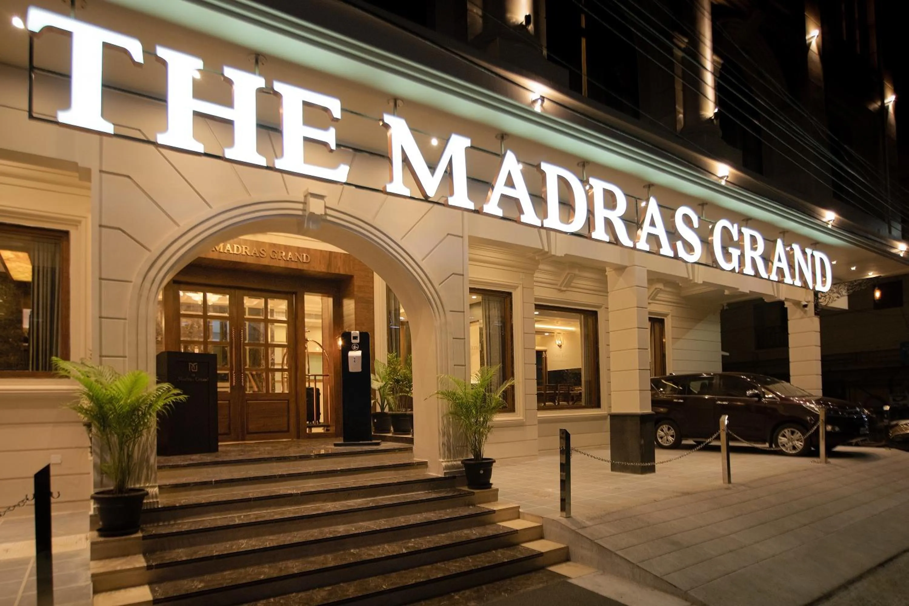 Facade/entrance in The Madras Grand