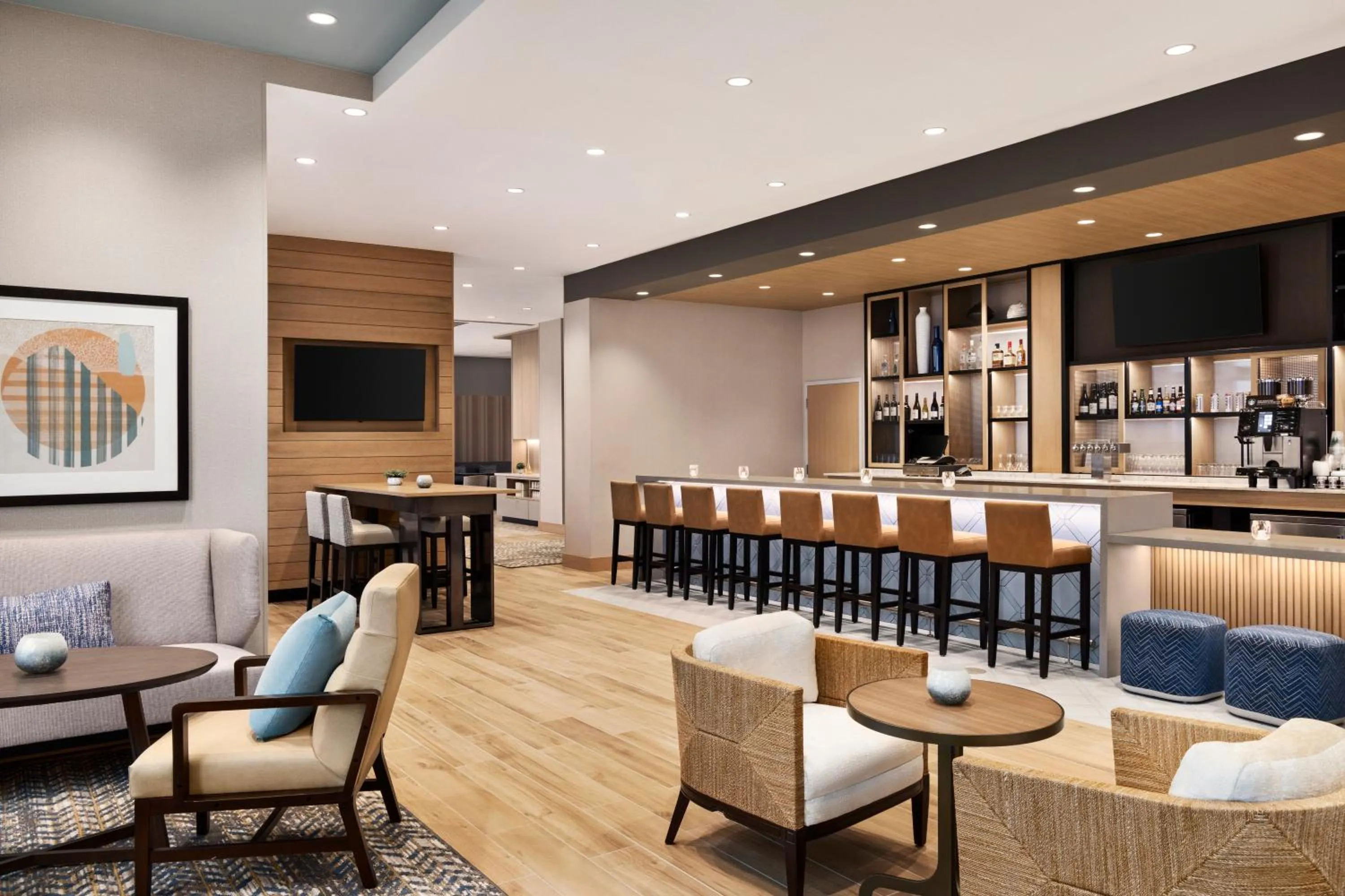 Lounge or bar in Hyatt Place Virginia Beach Oceanfront