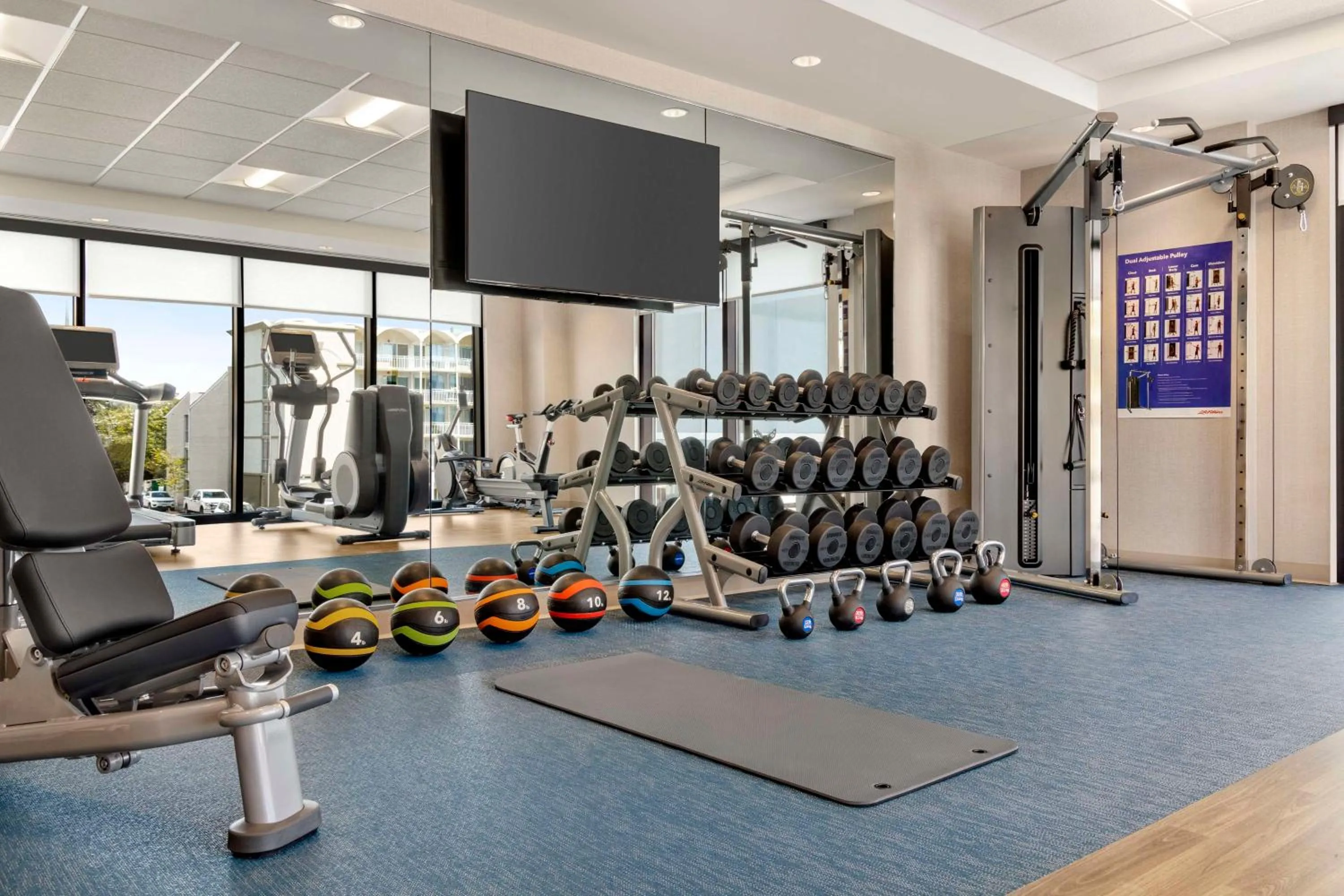 Fitness centre/facilities in Hyatt Place Virginia Beach Oceanfront