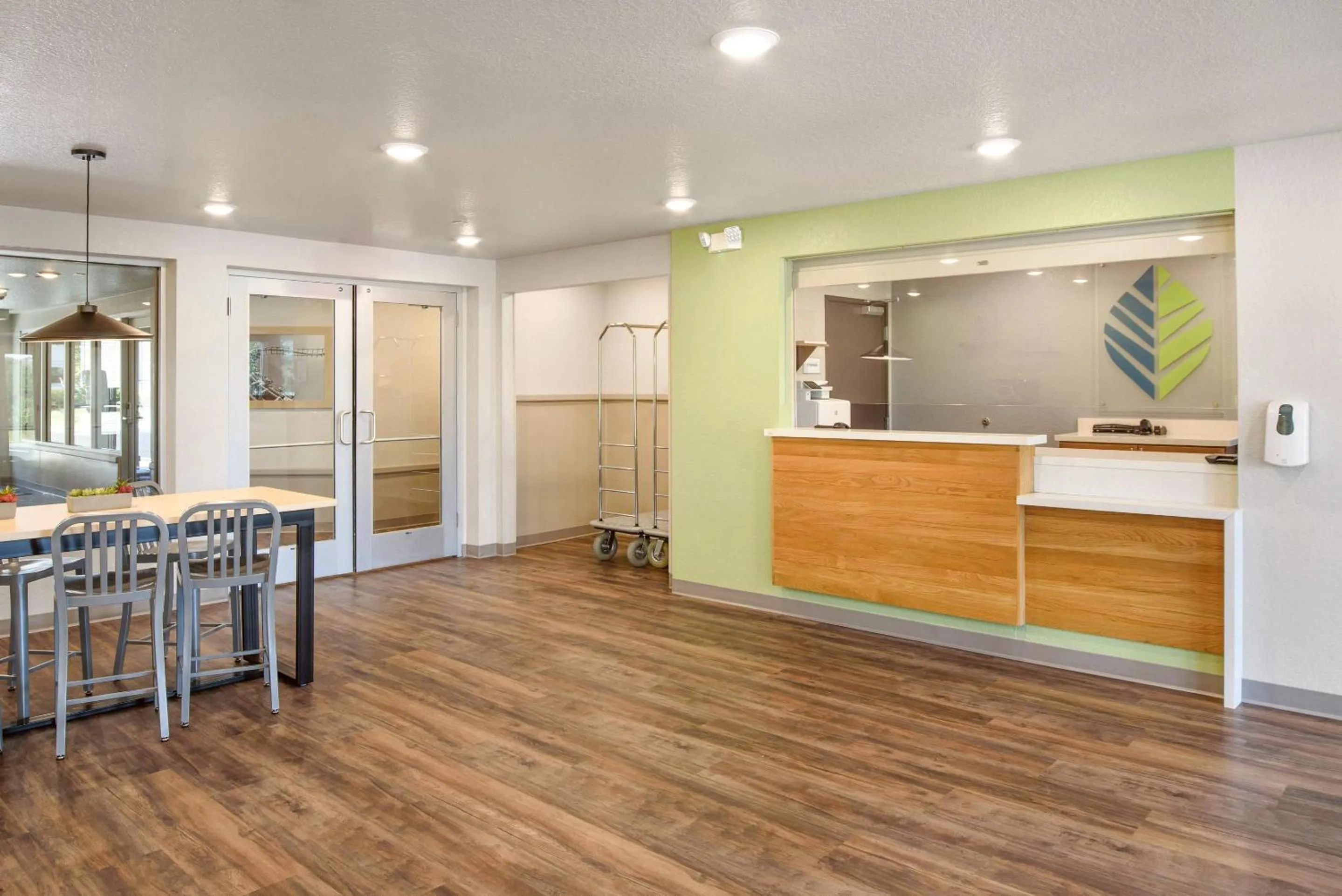 Lobby or reception in WoodSpring Suites Orlando I-4 & Convention Center