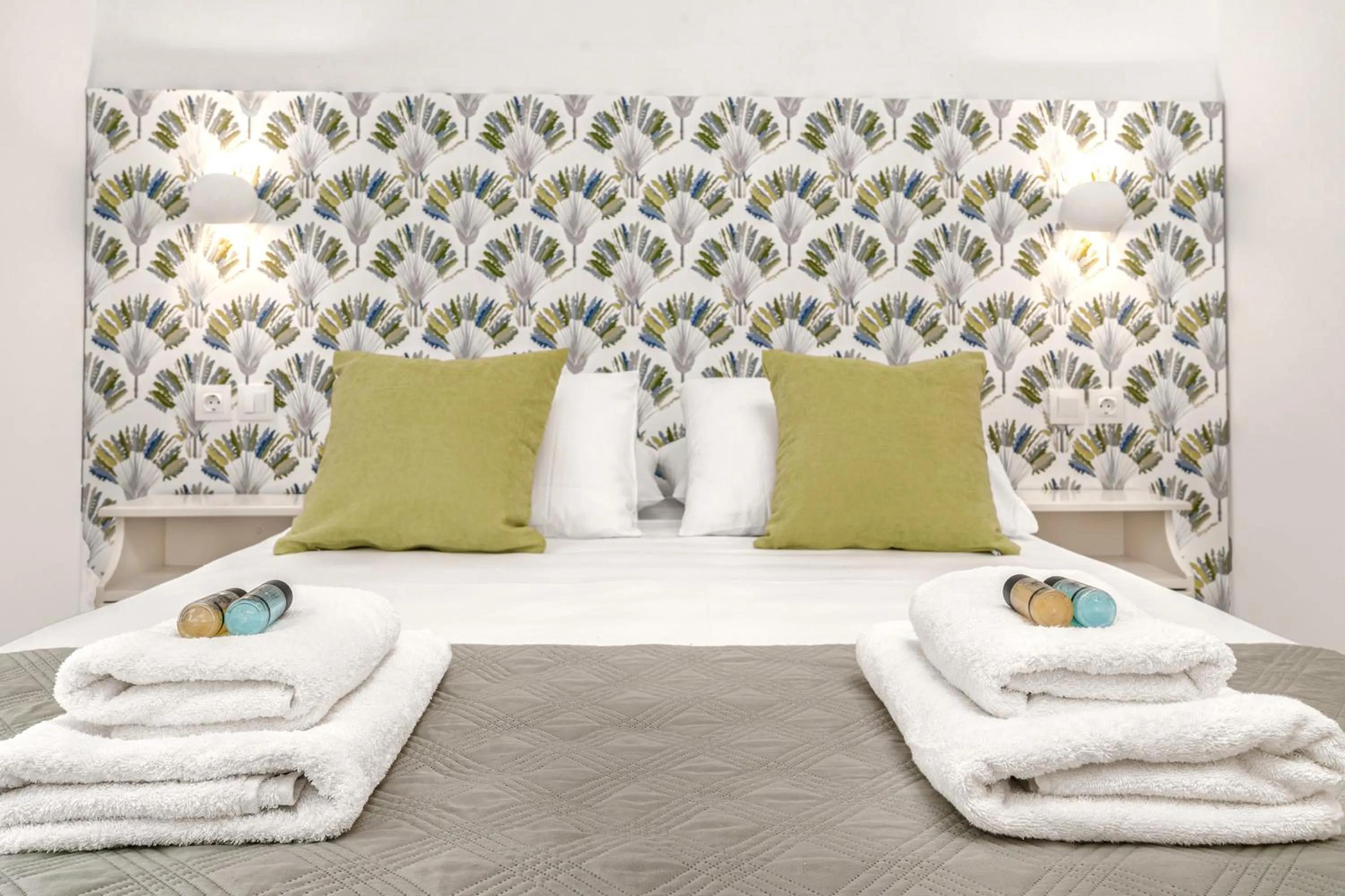 Bedroom, Bed in Pyrgaraki Studios and Apartments