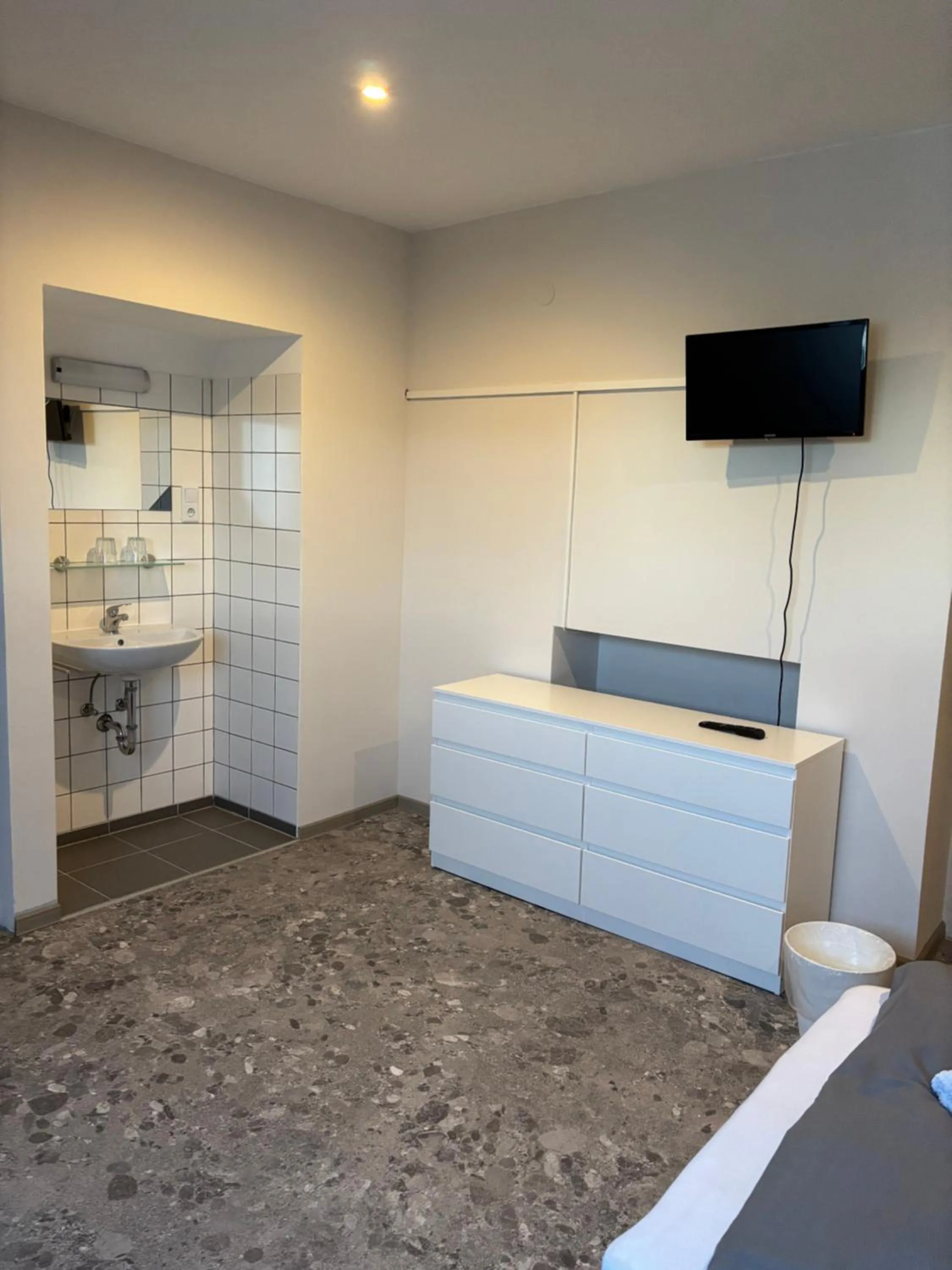 Bedroom, Bed in Budgethotel Stadtbett Wolfsburg