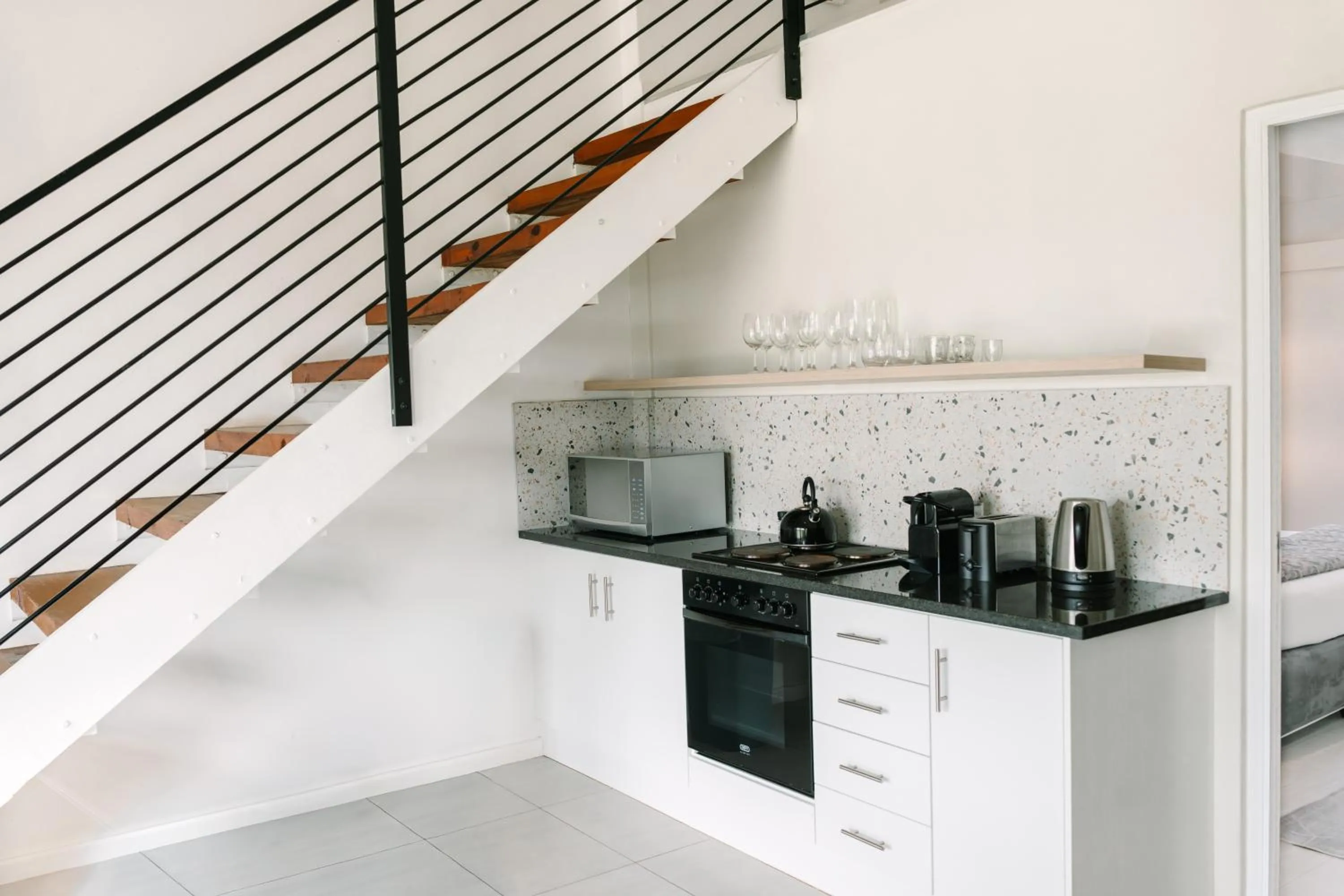 Kitchen or kitchenette in The Salene Hotel & Apartments