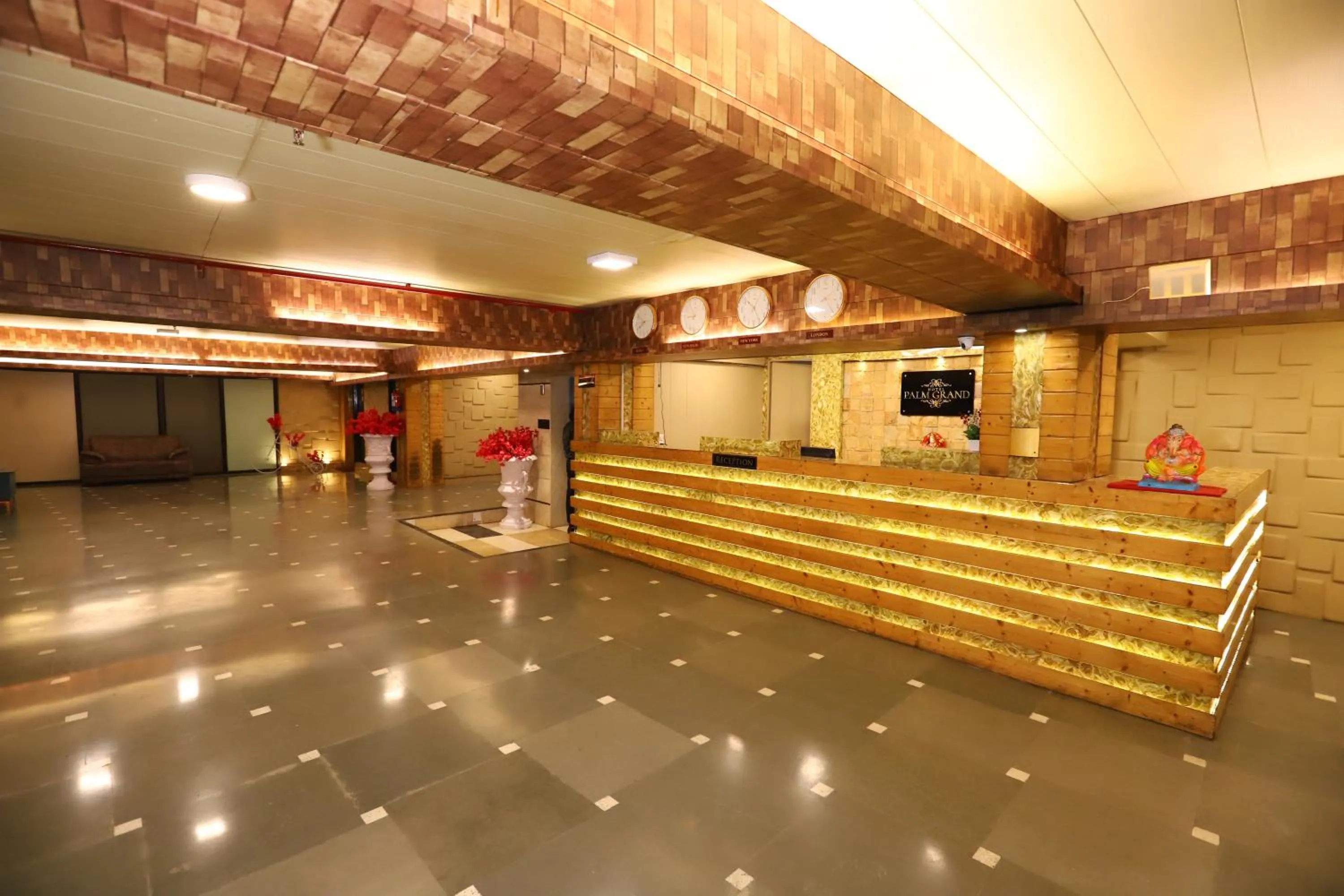 Lobby or reception in Hotel Palm Grand Naraina New Delhi - Couple Friendly Local IDs Accepted