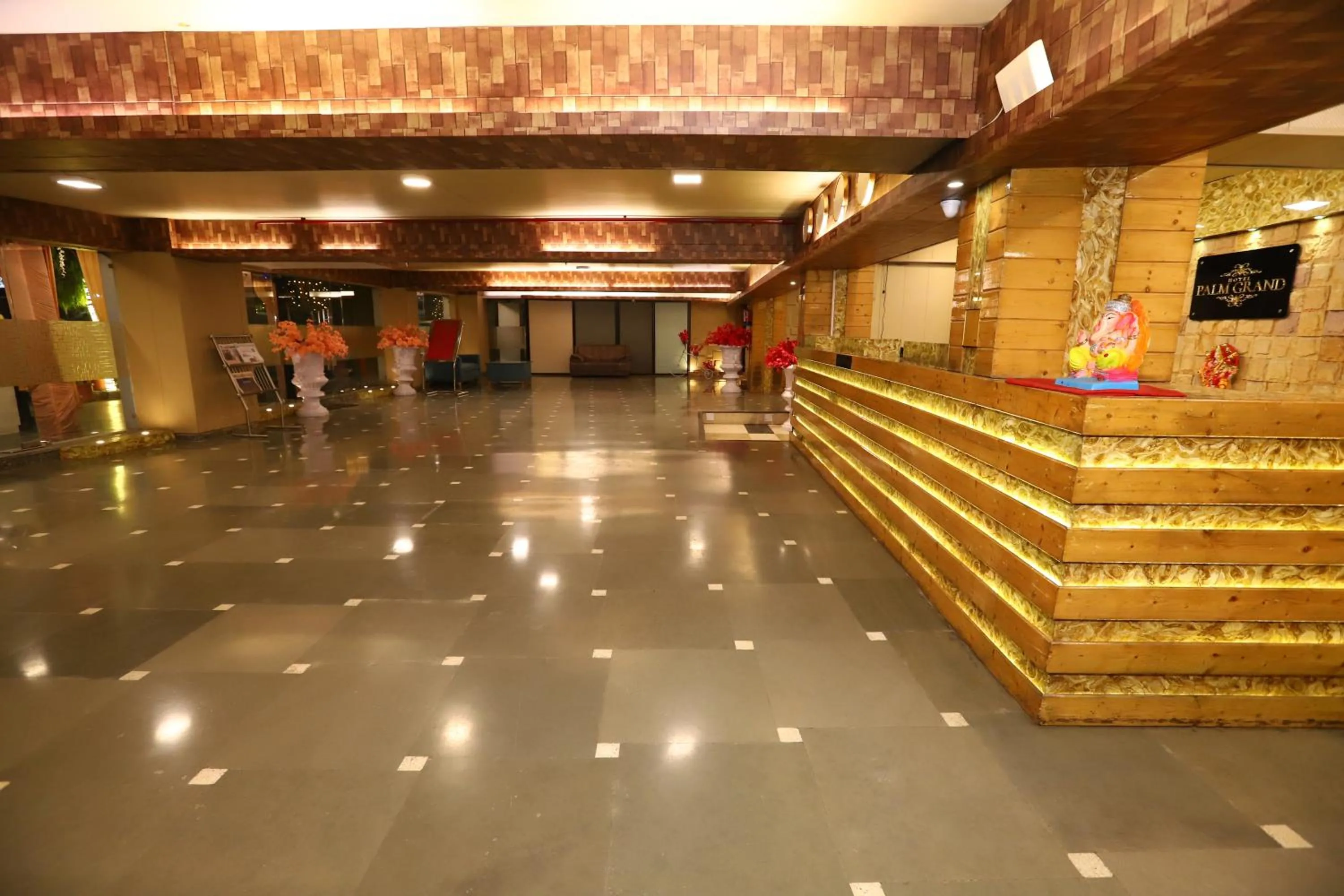 Lobby or reception in Hotel Palm Grand Naraina New Delhi - Couple Friendly Local IDs Accepted