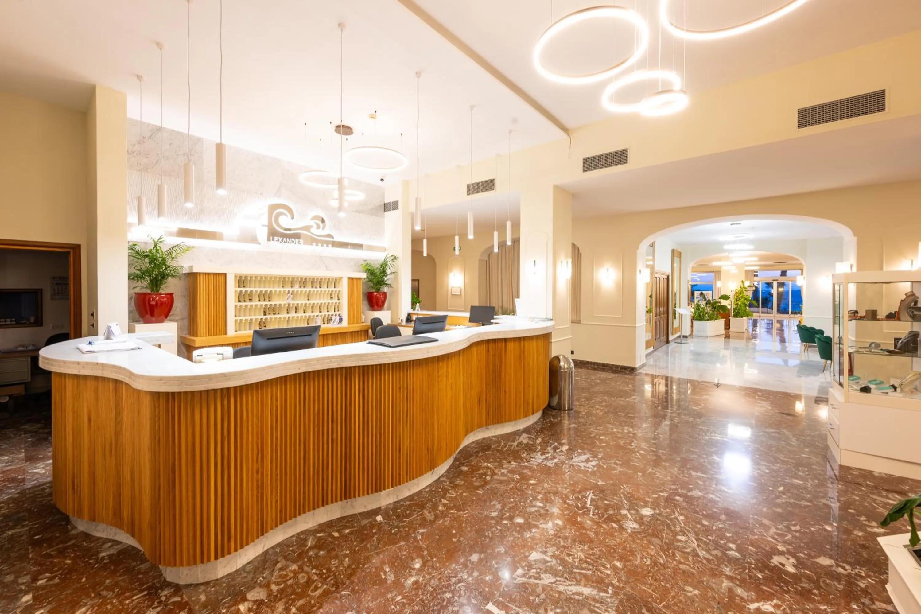 Lobby or reception in Hotel Terme Alexander