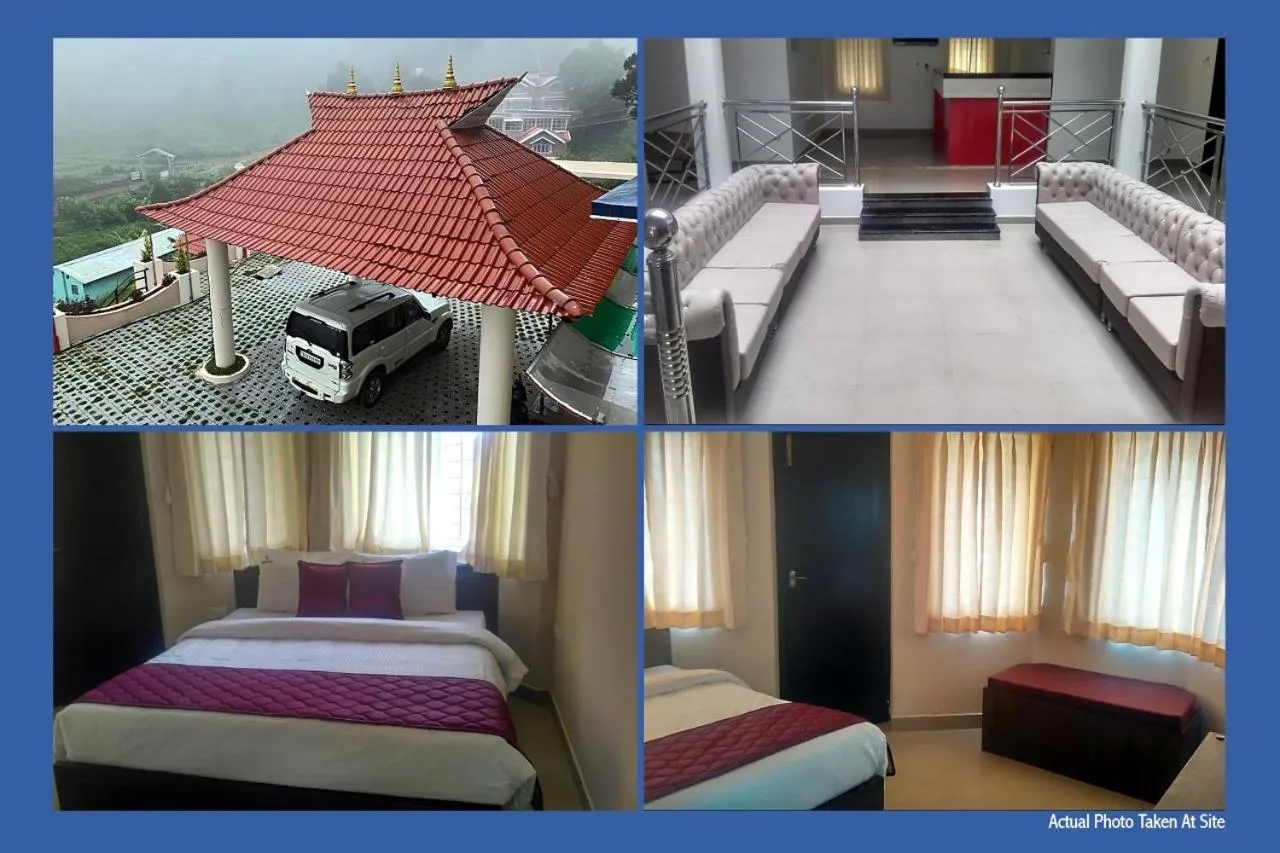 Facade/entrance, Bed in Bogar Palace Kodaikanal