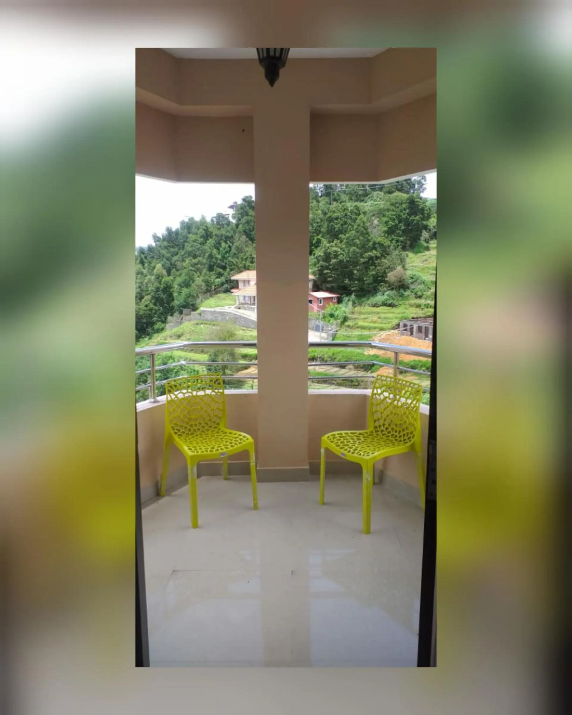 Patio in Bogar Palace Kodaikanal