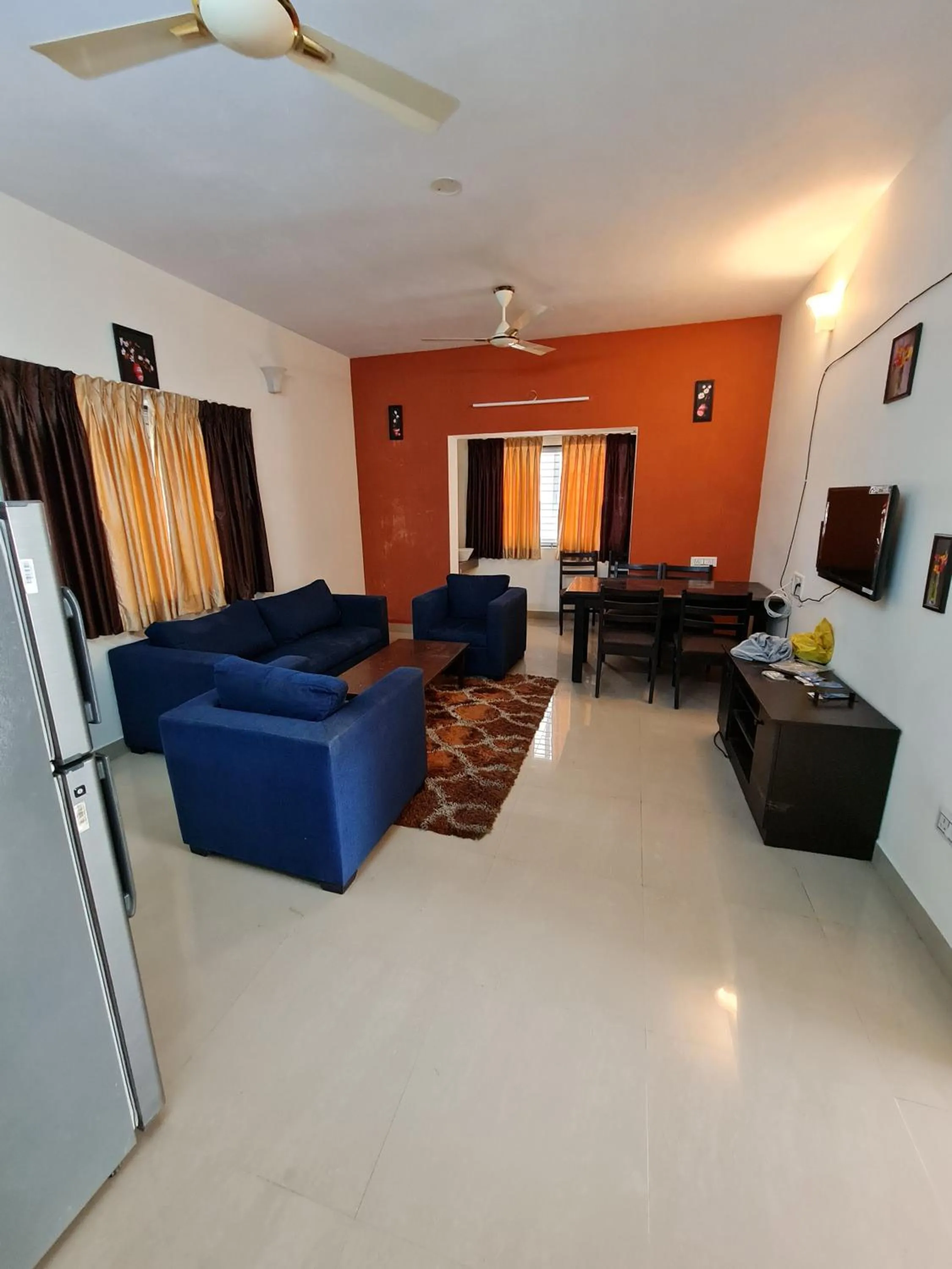 Seating area in S4 Sruthi Service Apartments
