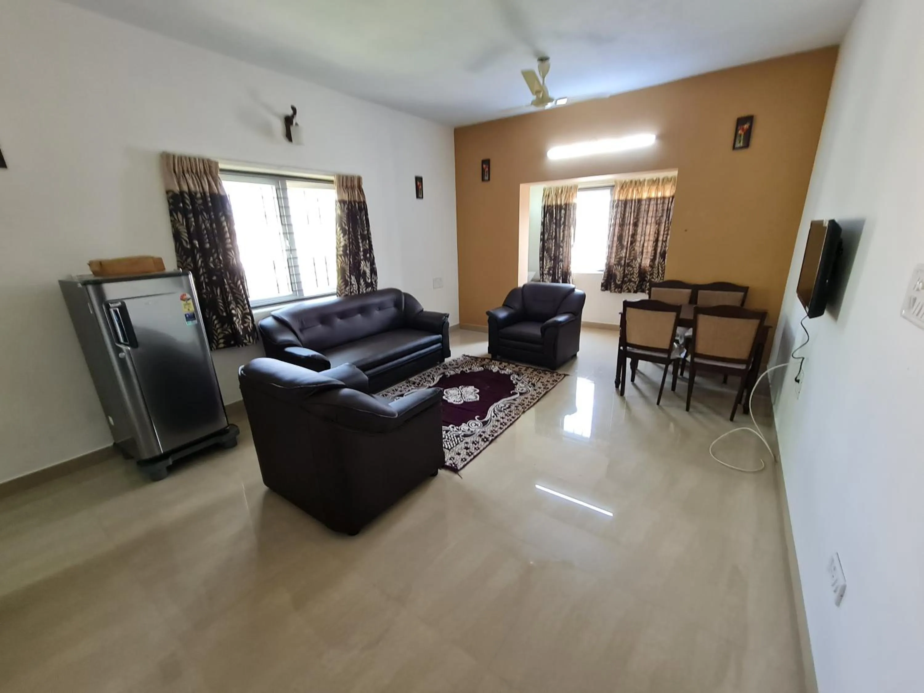Seating area in S4 Sruthi Service Apartments