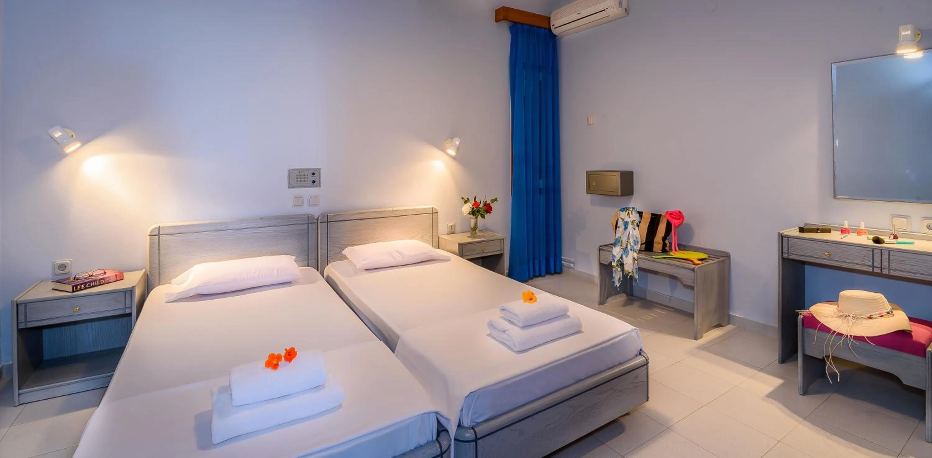 Bed in Louladakis Apartments