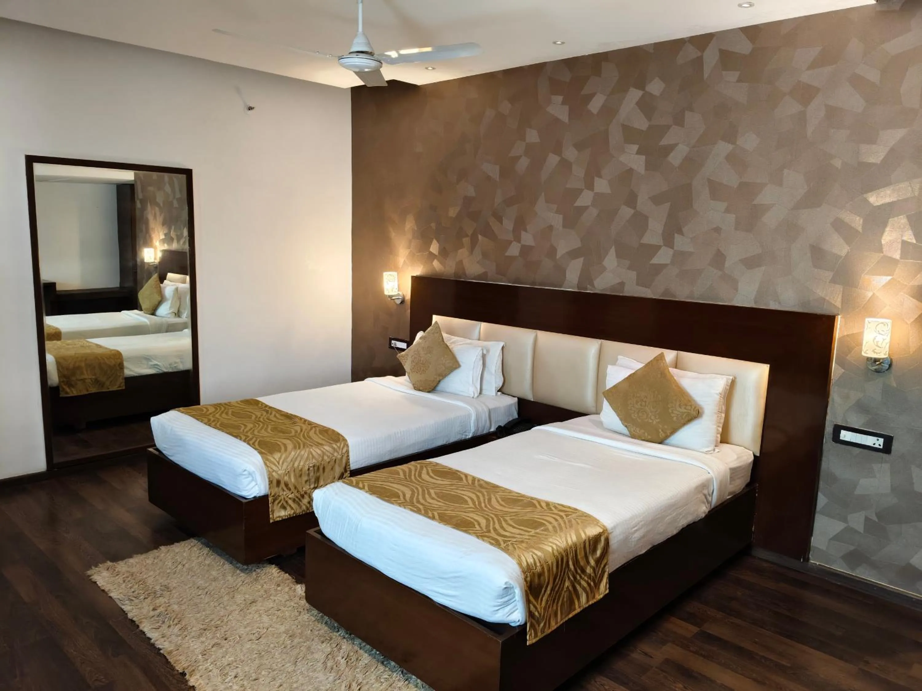 Bed in Hemaadri Grand