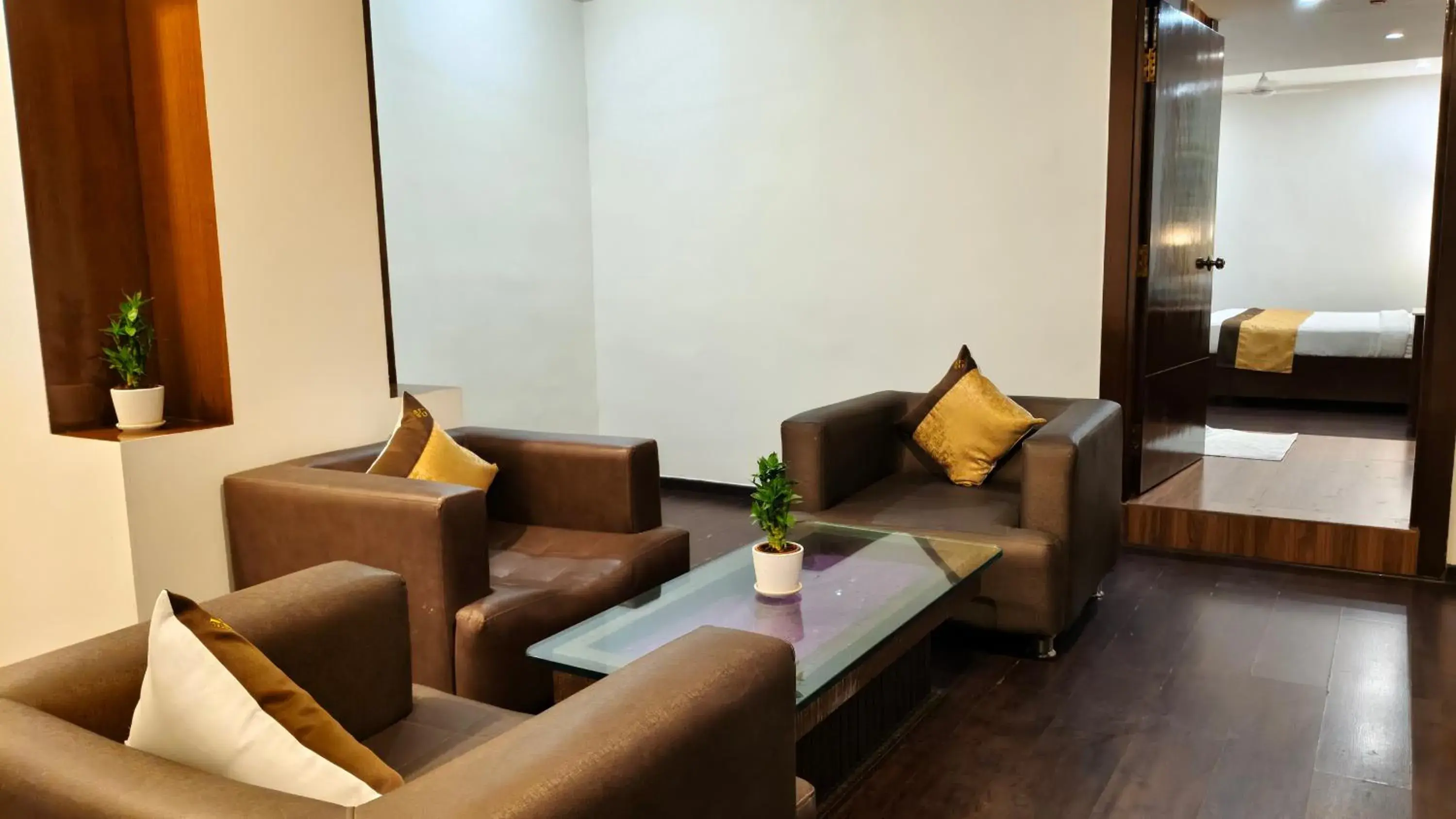 Living room, Bed in Hemaadri Grand Living room, Bed in Hemaadri Grand