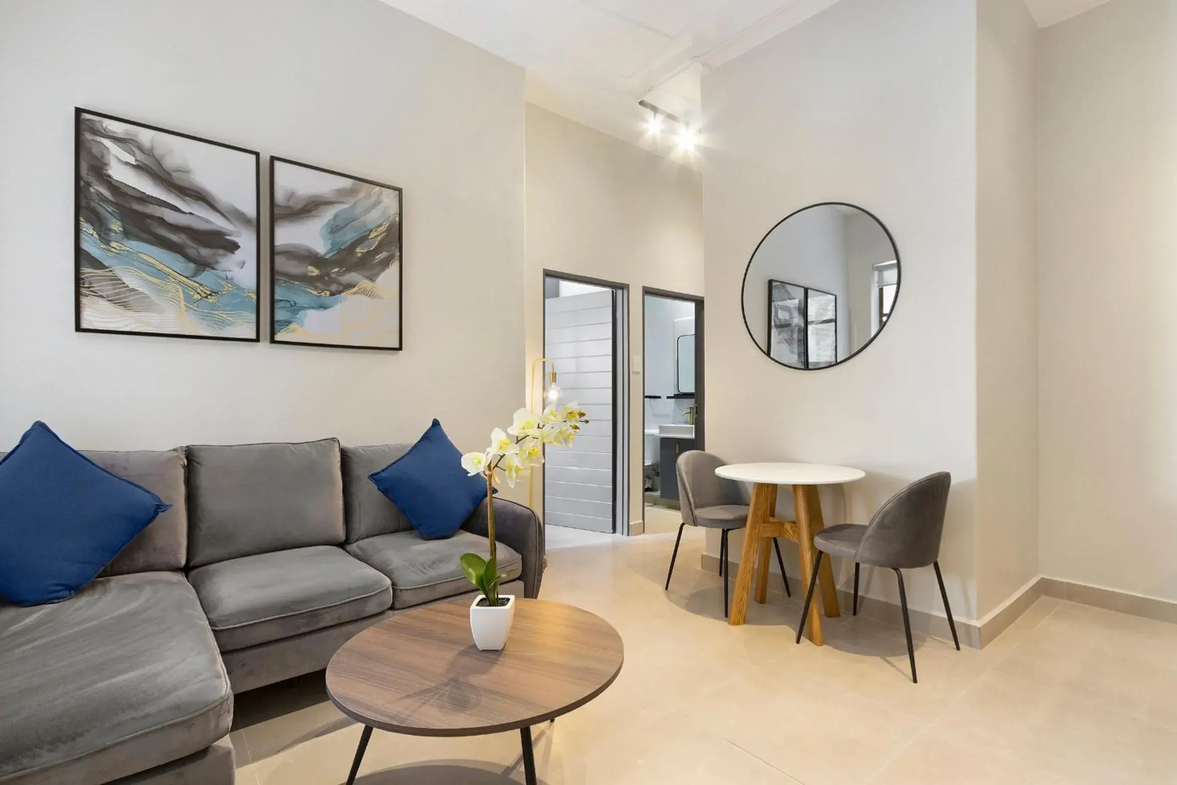 Living room in The Archer Aparthotel by Totalstay Living room in The Archer Aparthotel by Totalstay