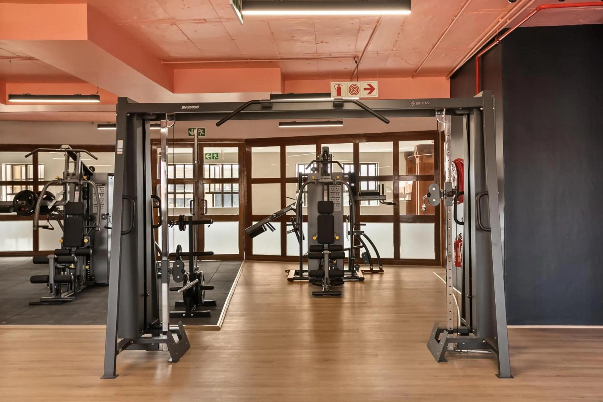 Fitness centre/facilities in The Archer Aparthotel by Totalstay
