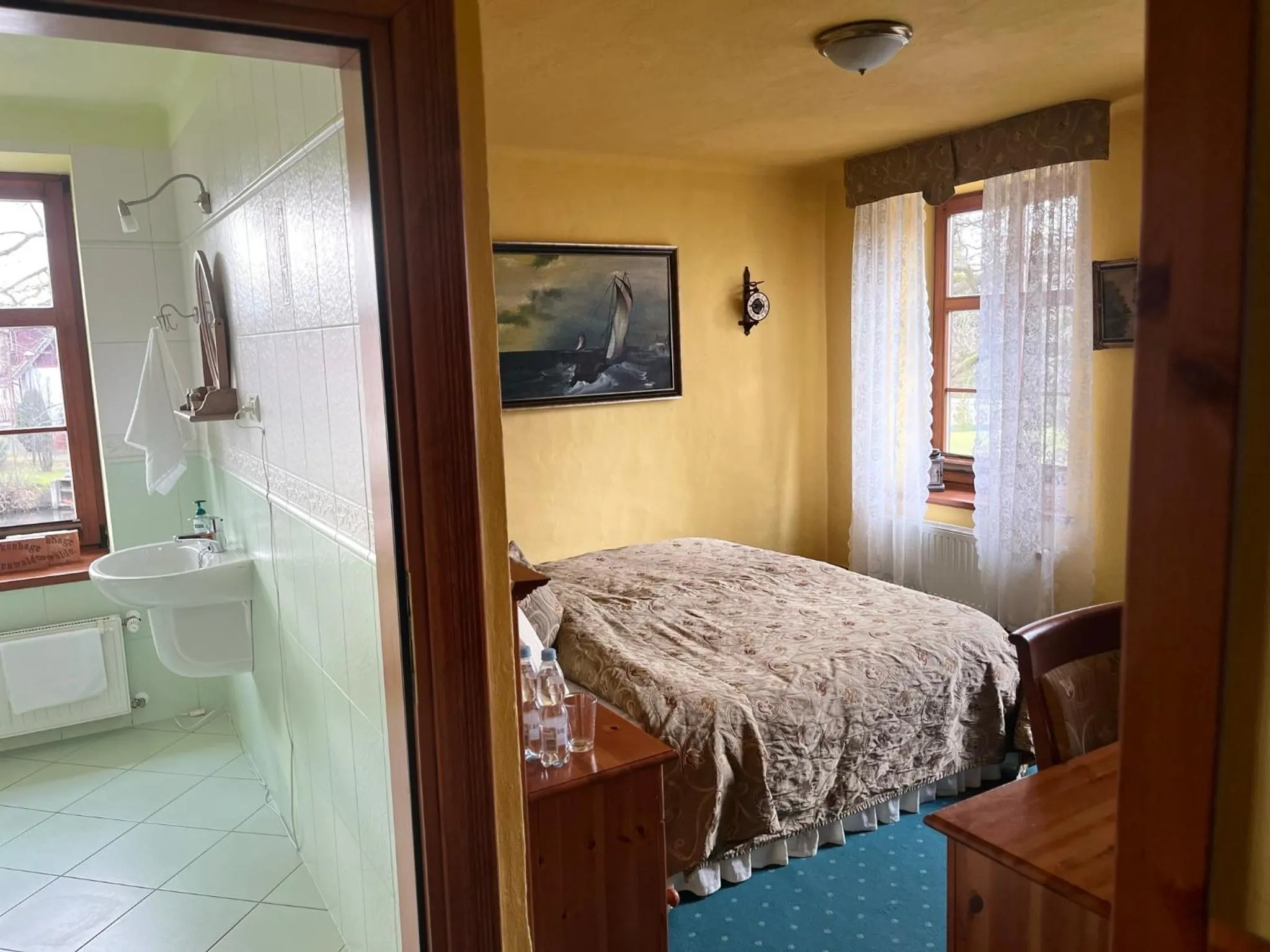 Bed in Gościniec Zamkowy