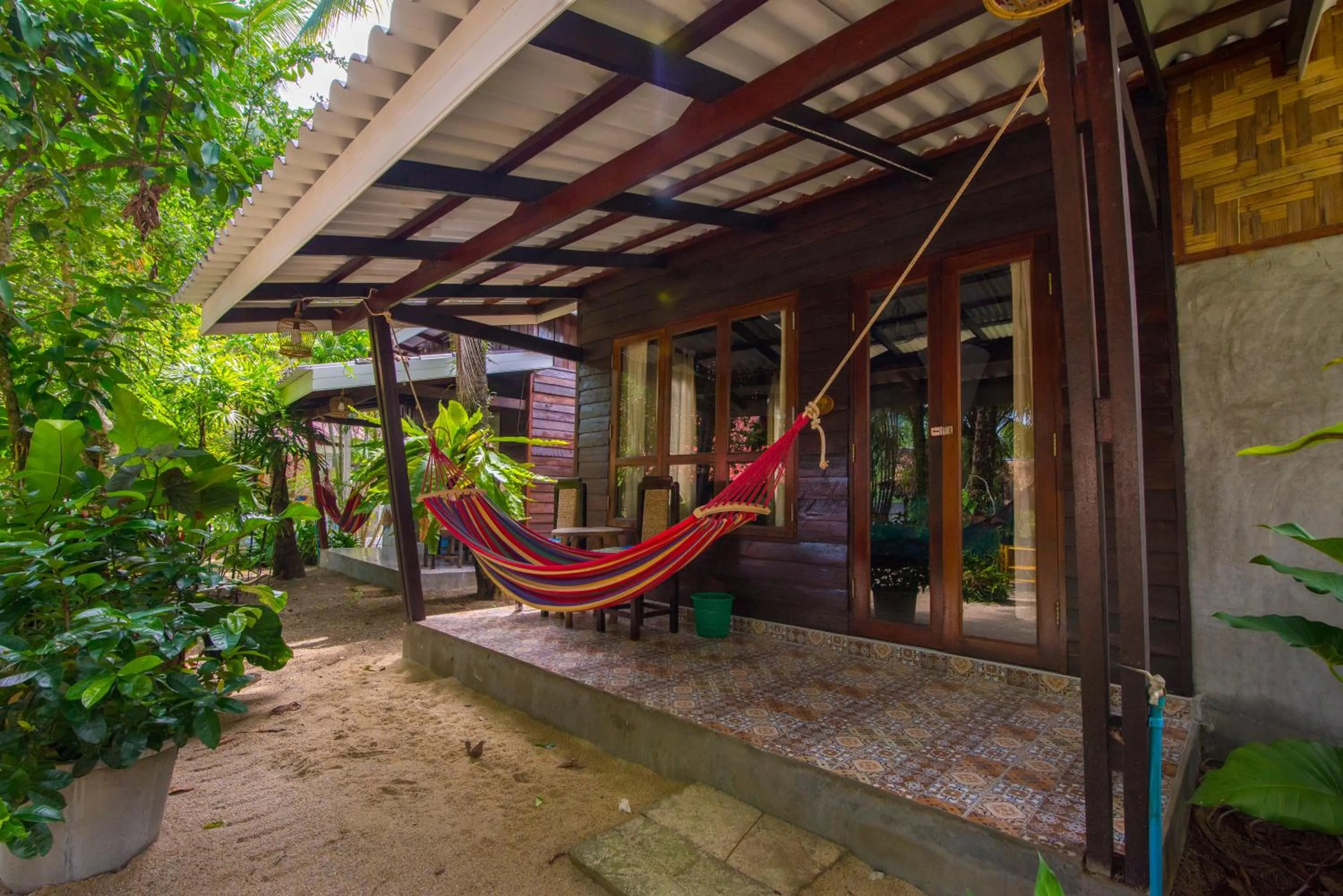 Patio in Bananas Resort & Restaurant