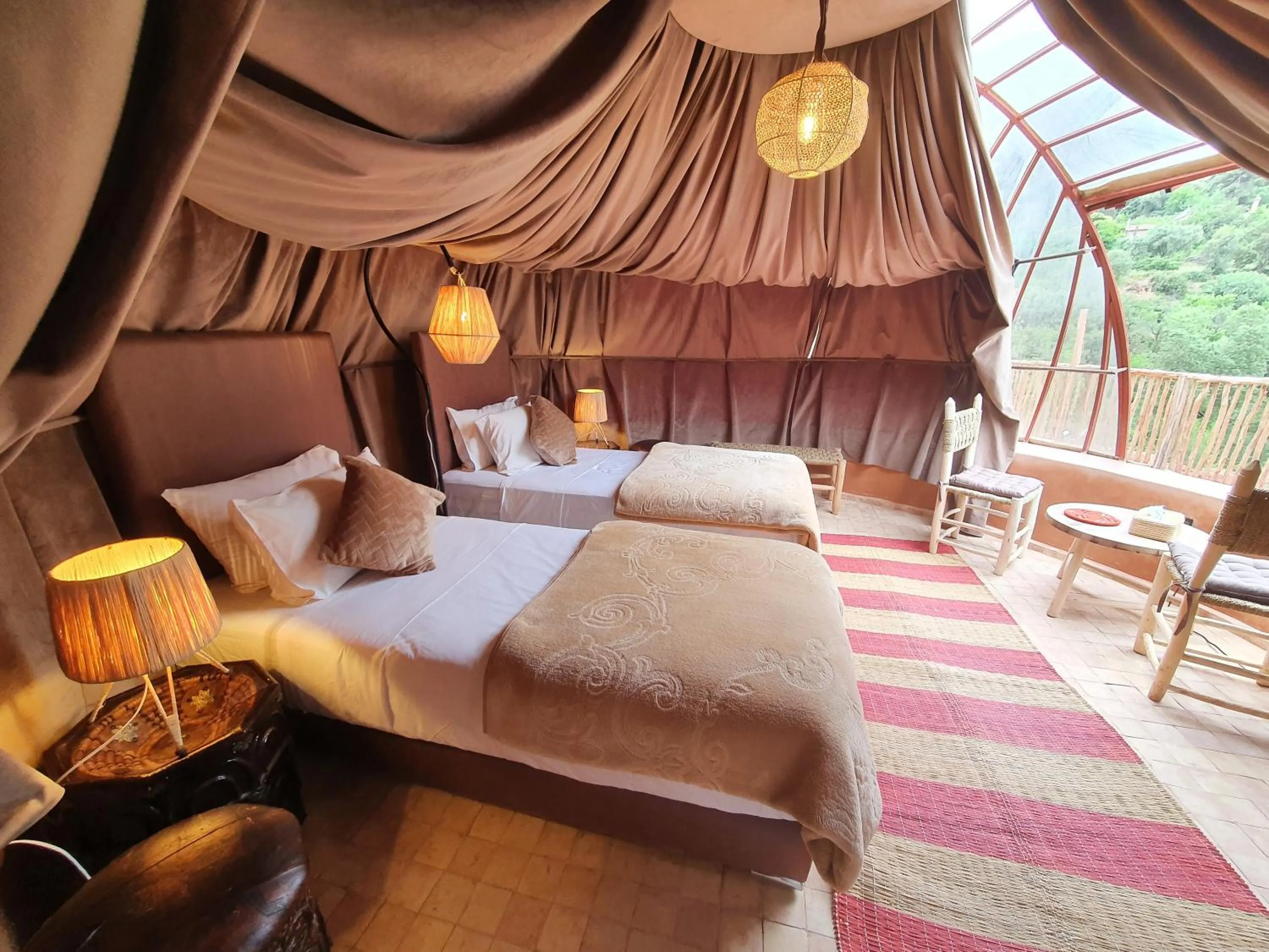 Photo of the whole room, Bed in Kasbah Africa - High Atlas Dark Sky & Nature Lodge