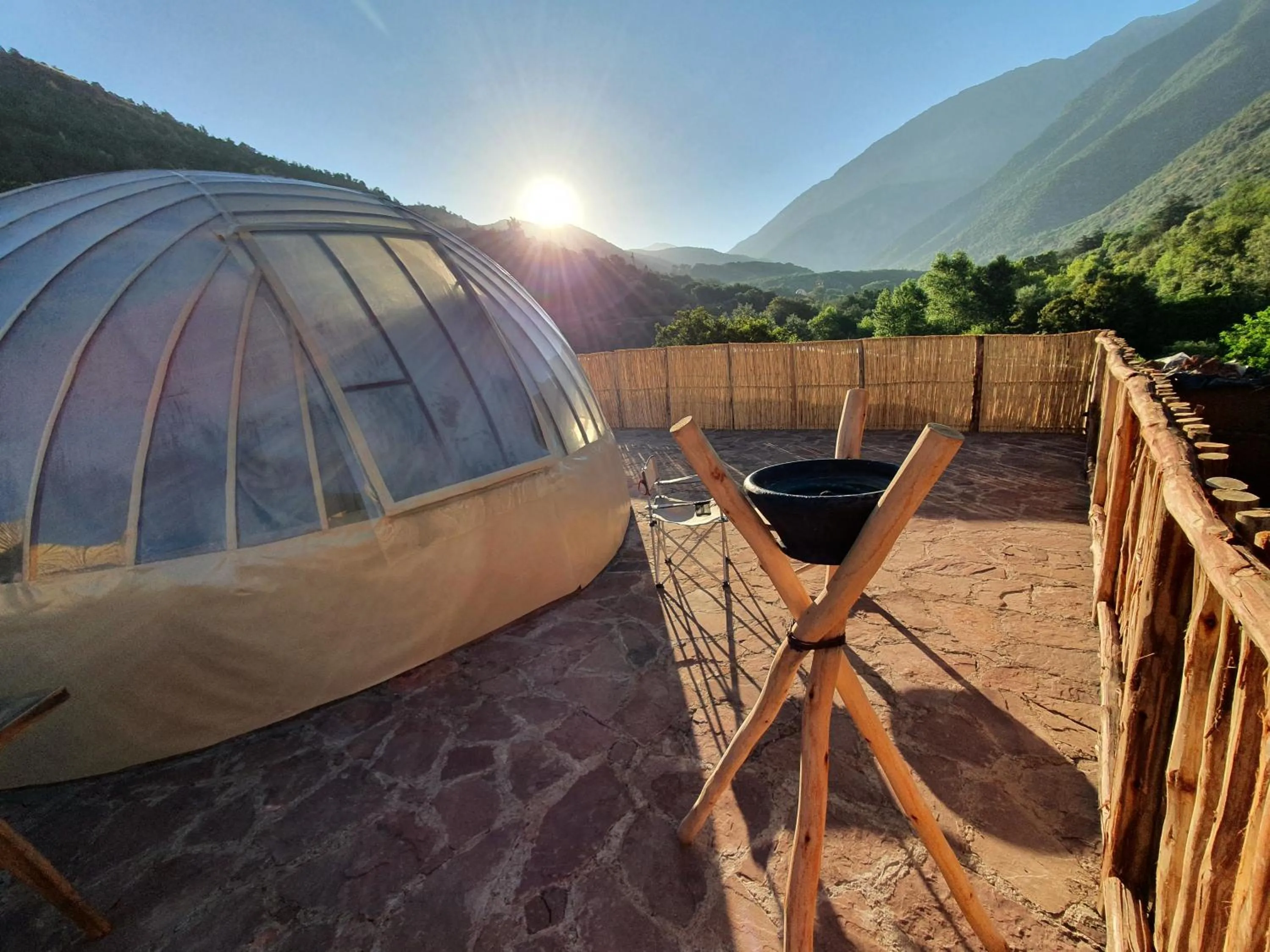 Balcony/Terrace in Kasbah Africa - High Atlas Dark Sky & Nature Lodge