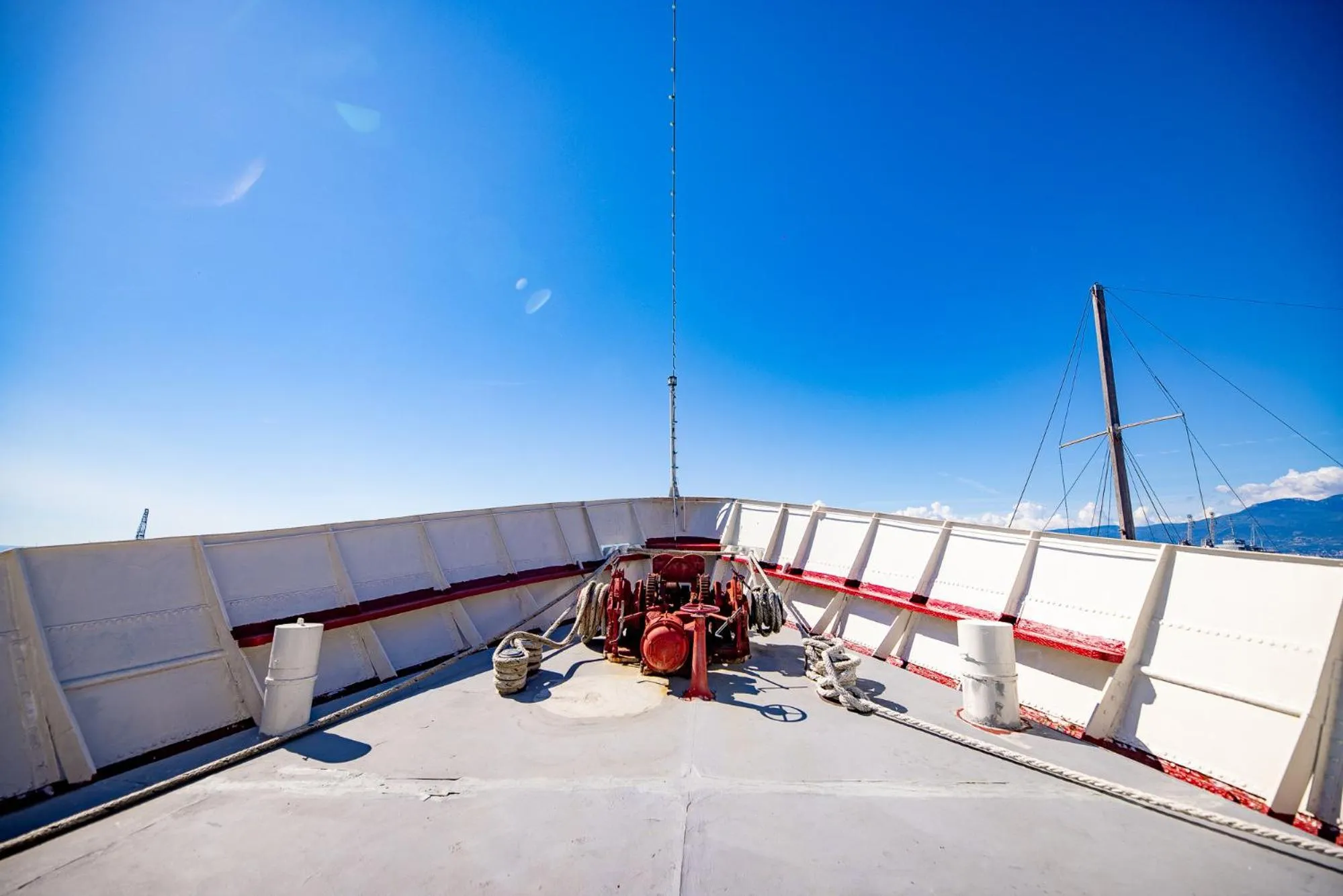 Balcony/Terrace in Botel Marina