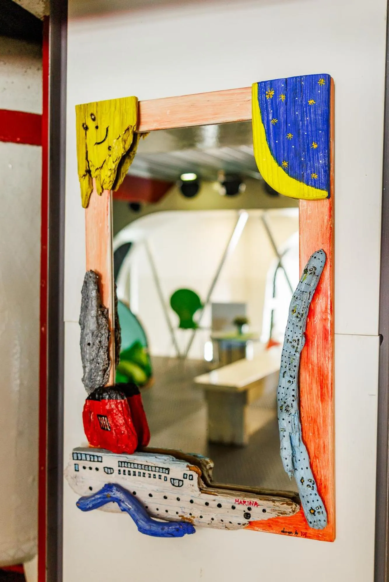 Decorative detail in Botel Marina