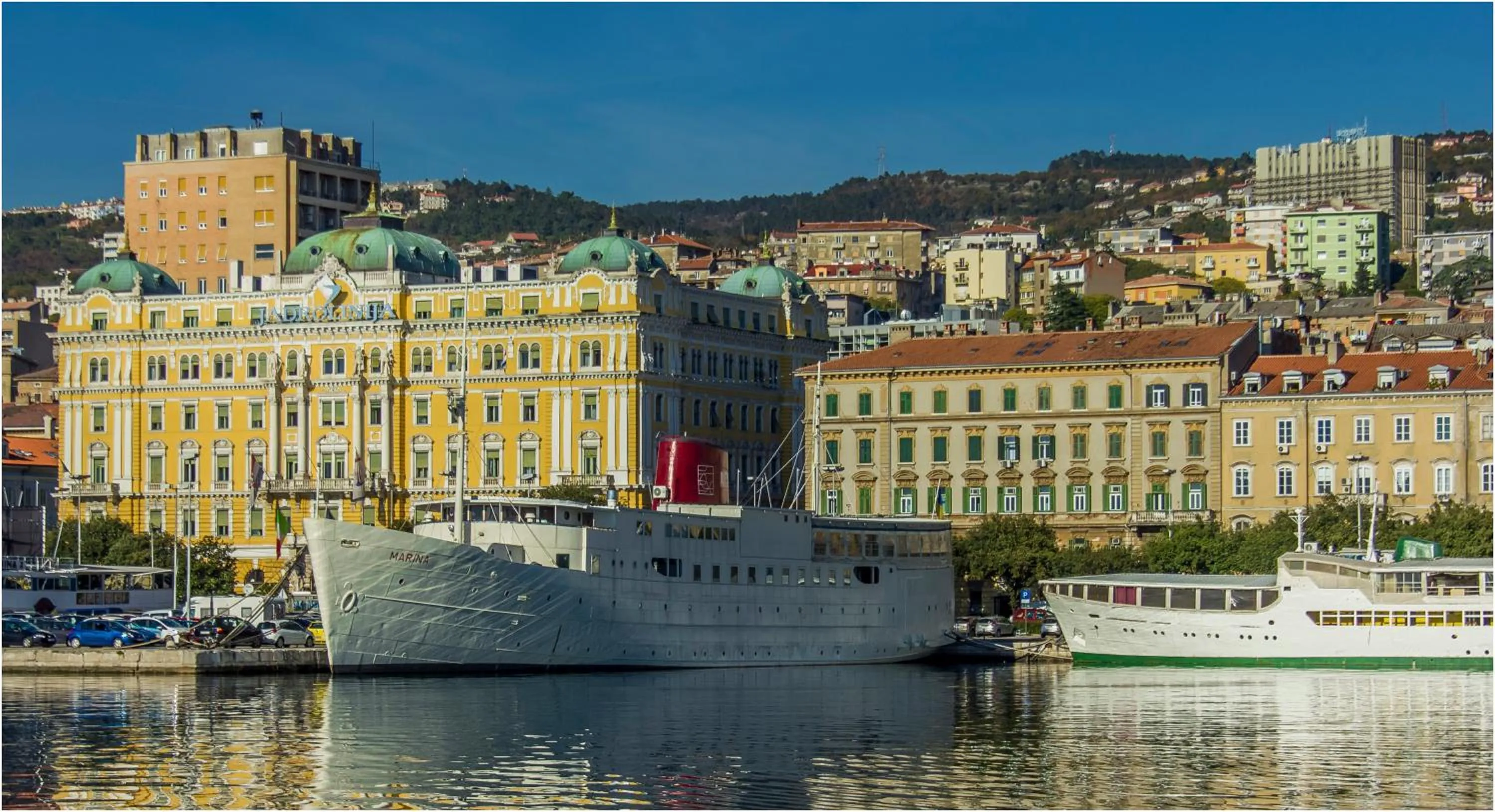 City view in Botel Marina