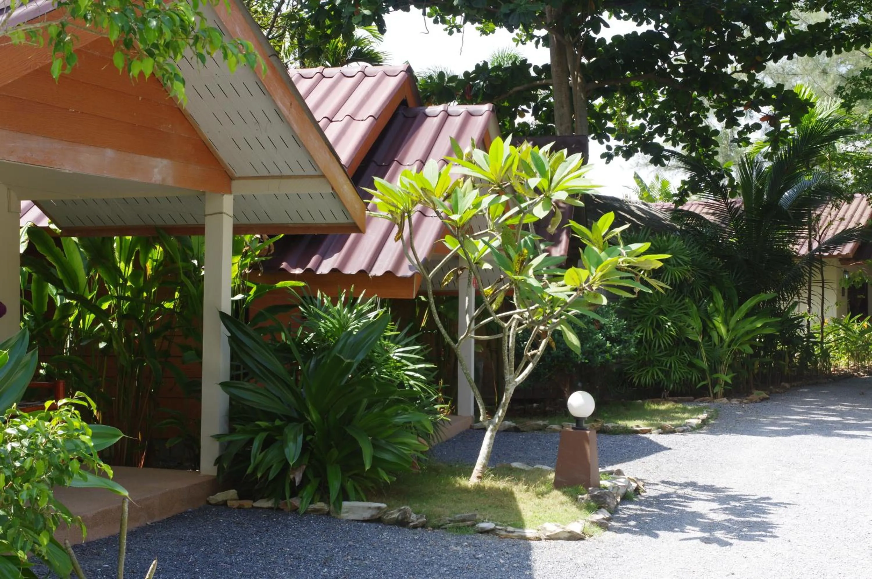 Garden view in Thai House Beach Resort