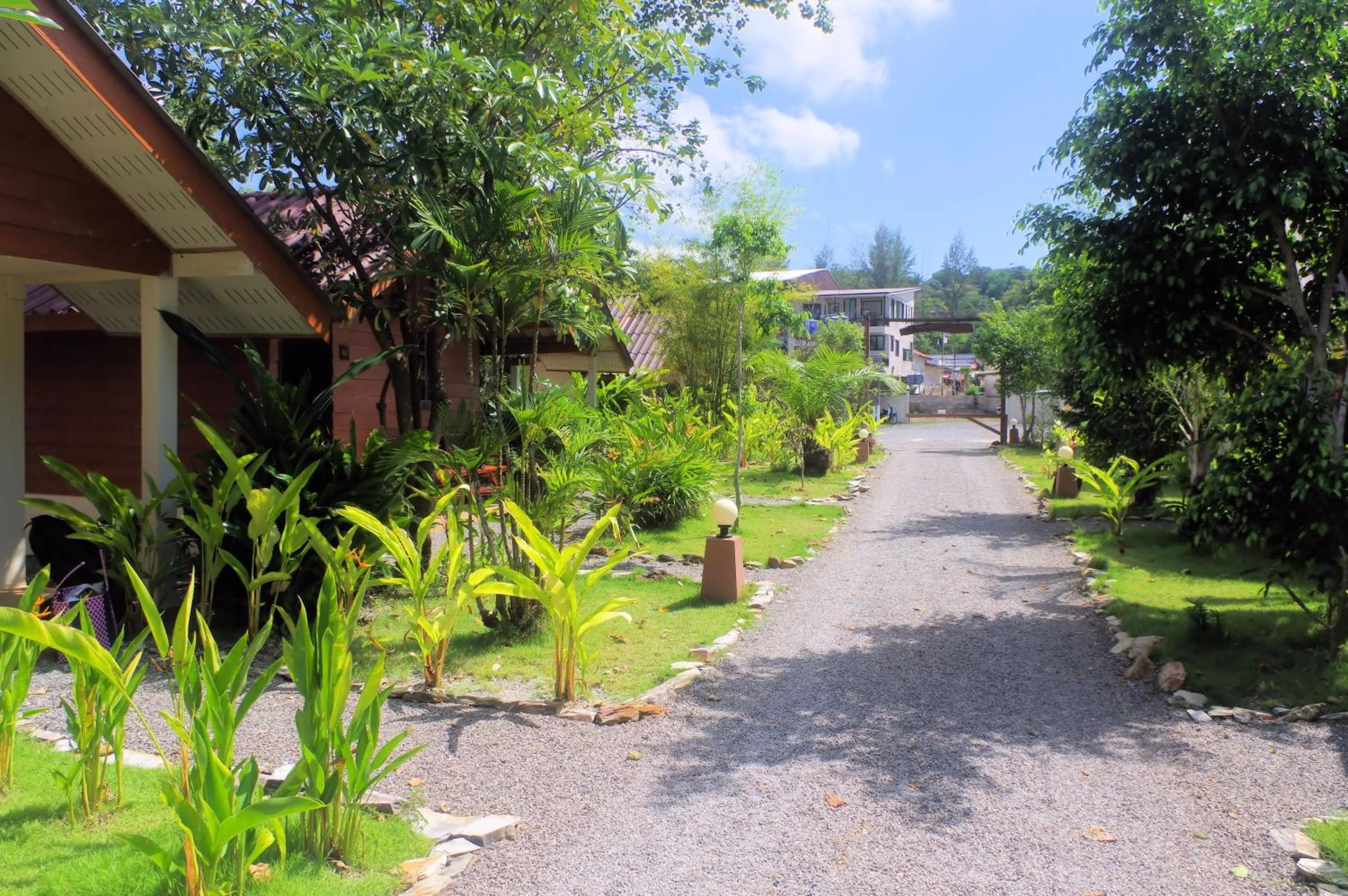 Garden in Thai House Beach Resort