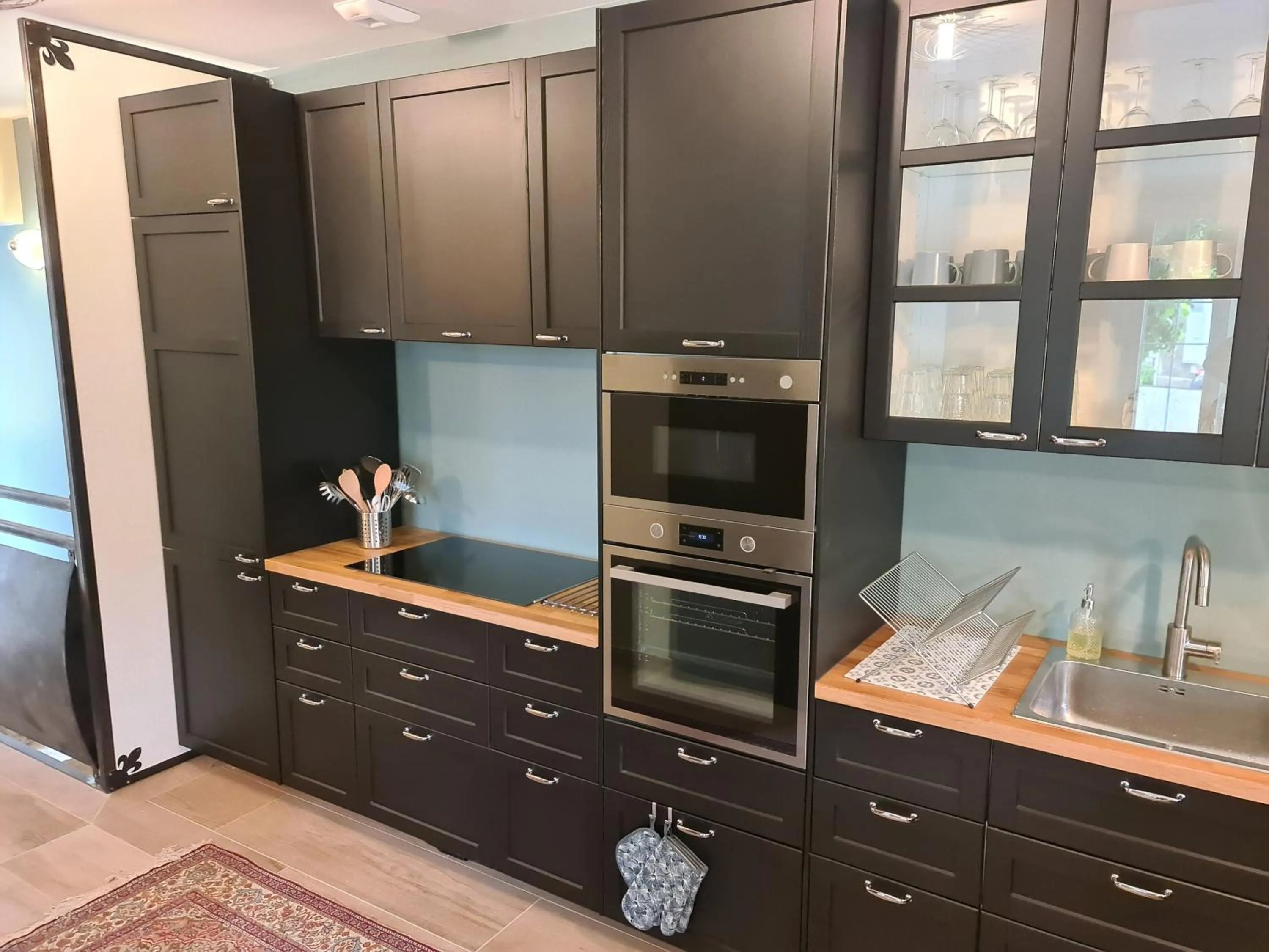 Kitchen or kitchenette in Bleautiful "Eugénie" Charmante Maison de ville