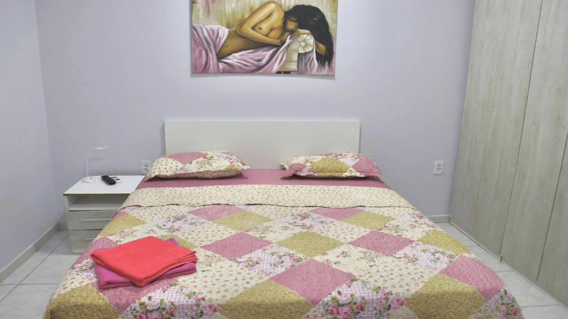 View (from property/room), Bed in Hotel Residencial Manaus - Flores