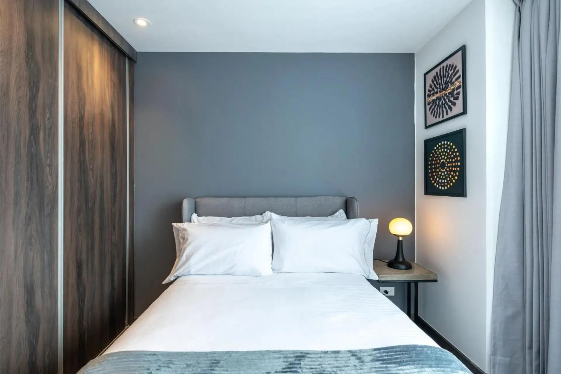 View (from property/room), Bed in Edificio Morph Chico