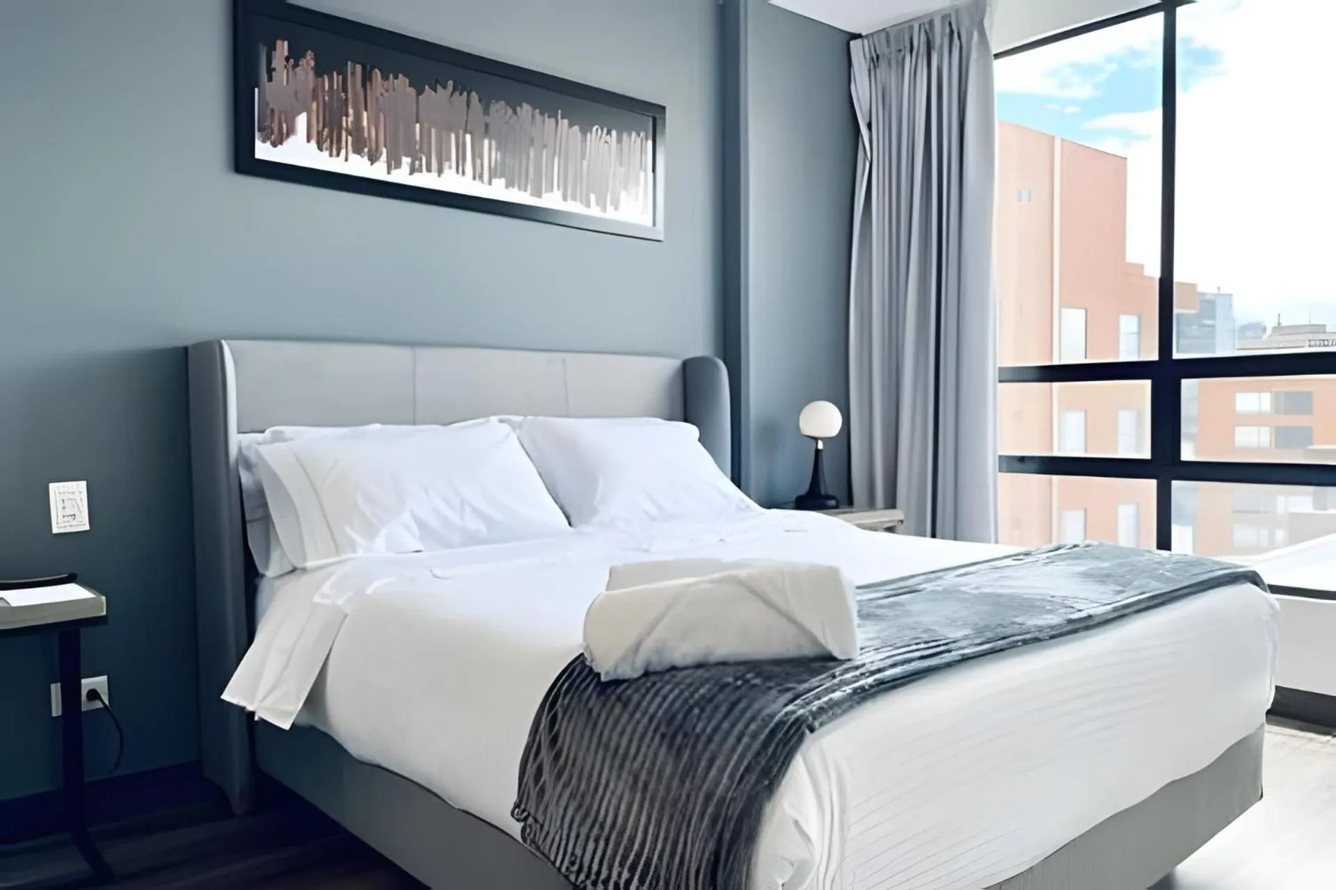 Photo of the whole room, Bed in Edificio Morph Chico