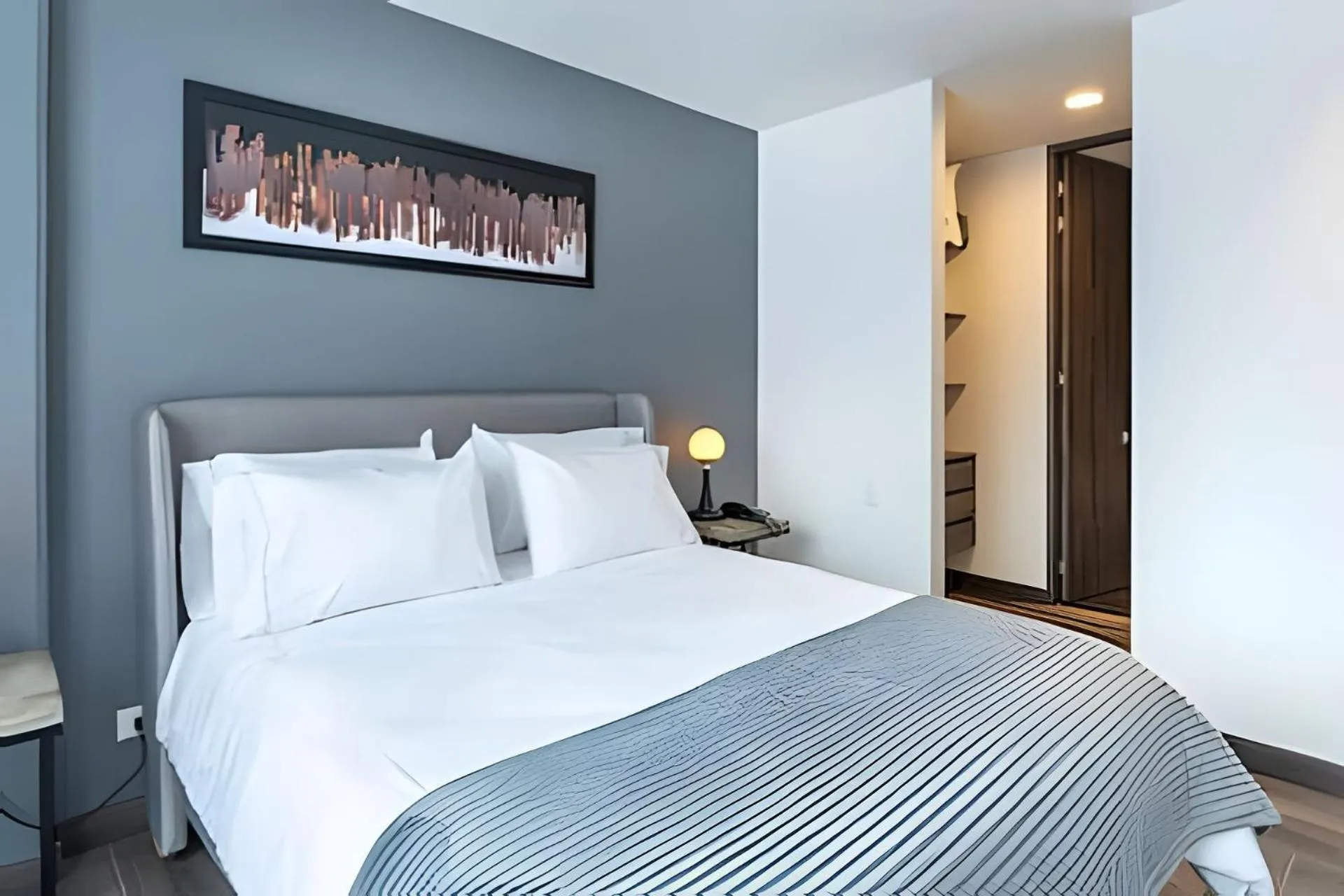 View (from property/room), Bed in Edificio Morph Chico