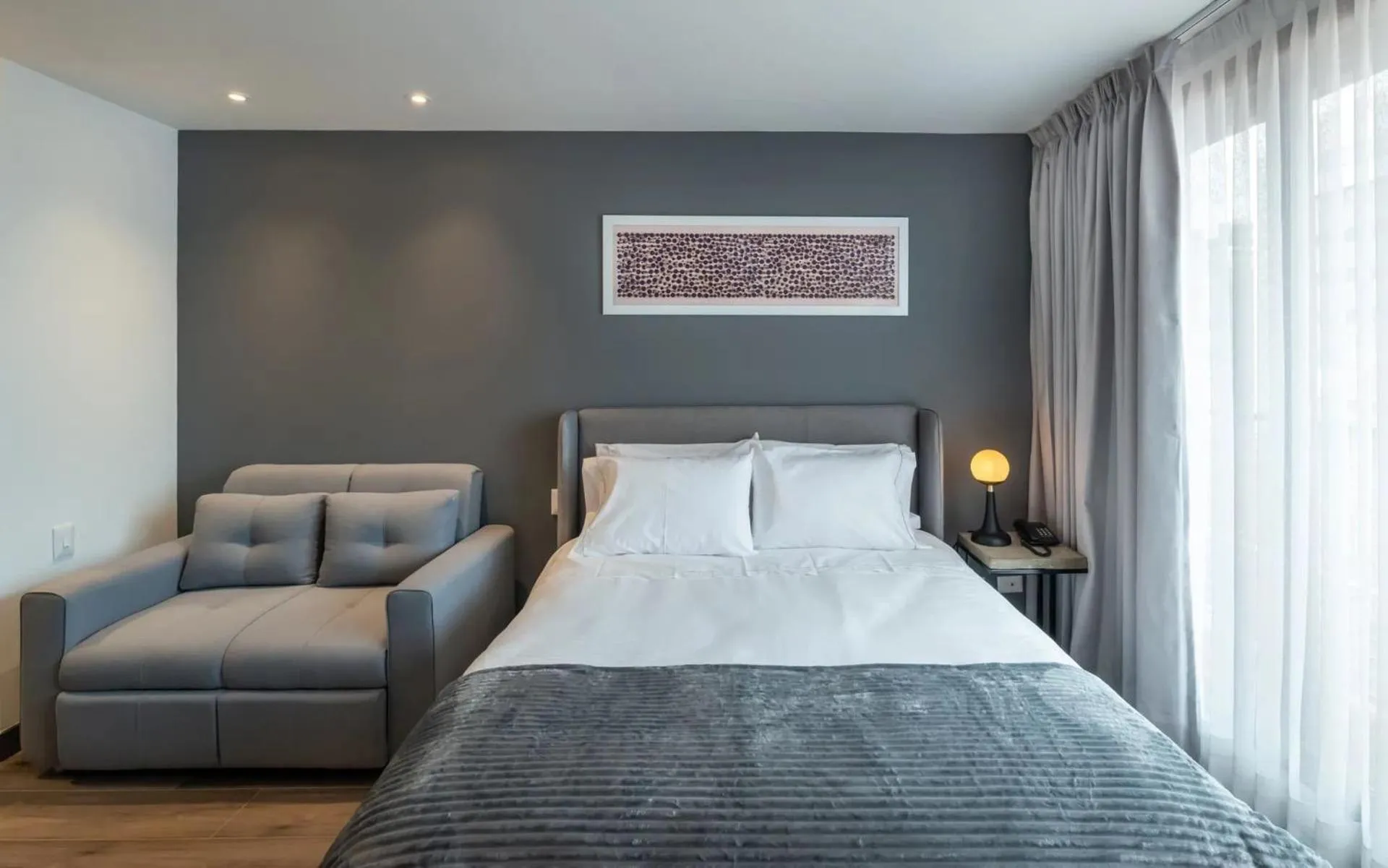 Photo of the whole room, Bed in Edificio Morph Chico