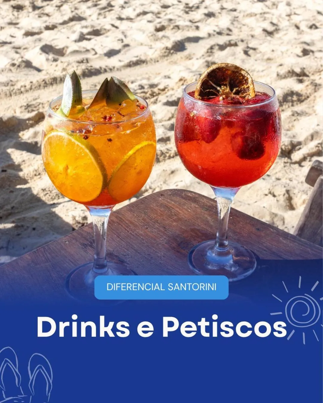 Food close-up in Santorini Beach Hotel