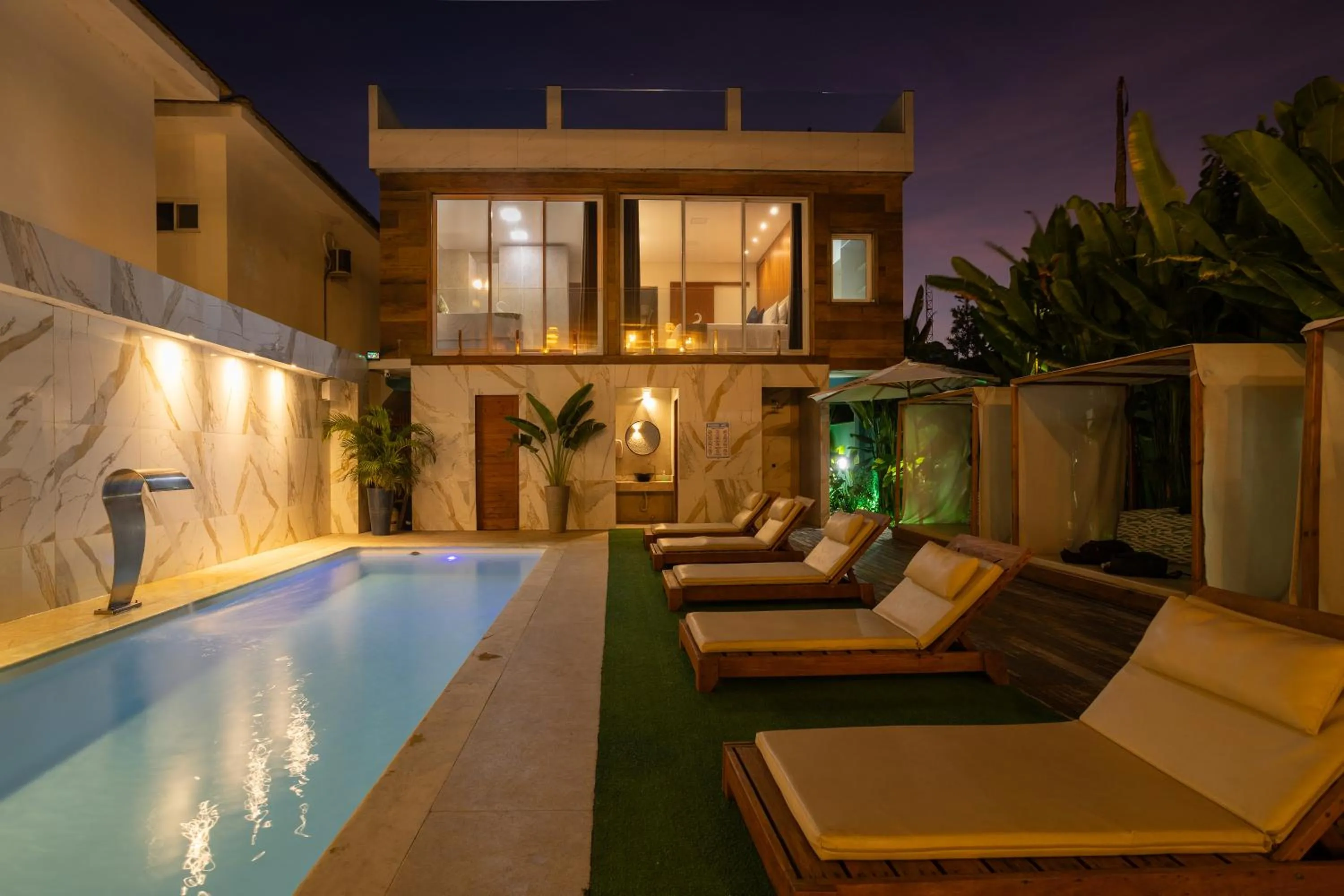 Night in Santorini Beach Hotel