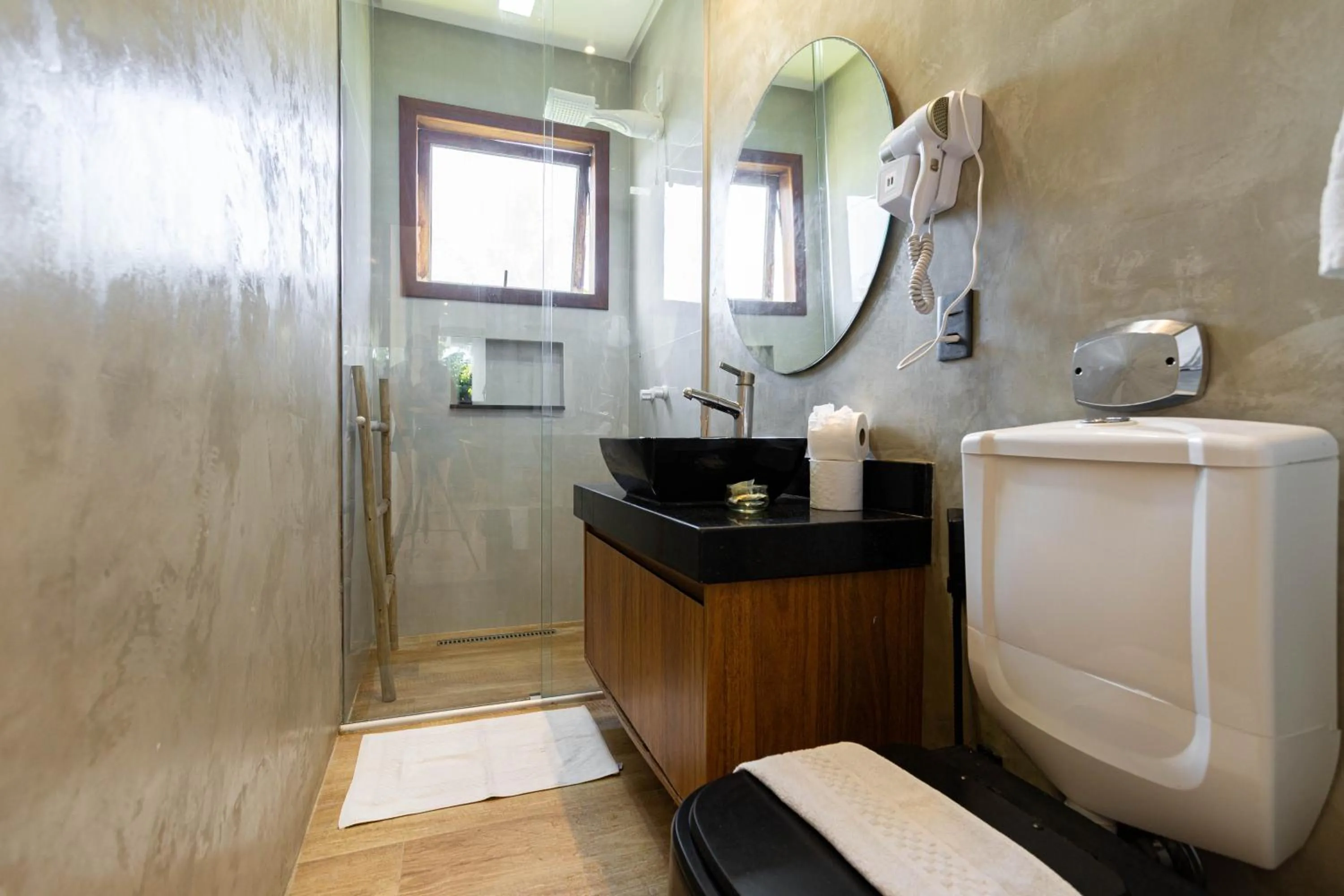 Shower in Santorini Beach Hotel