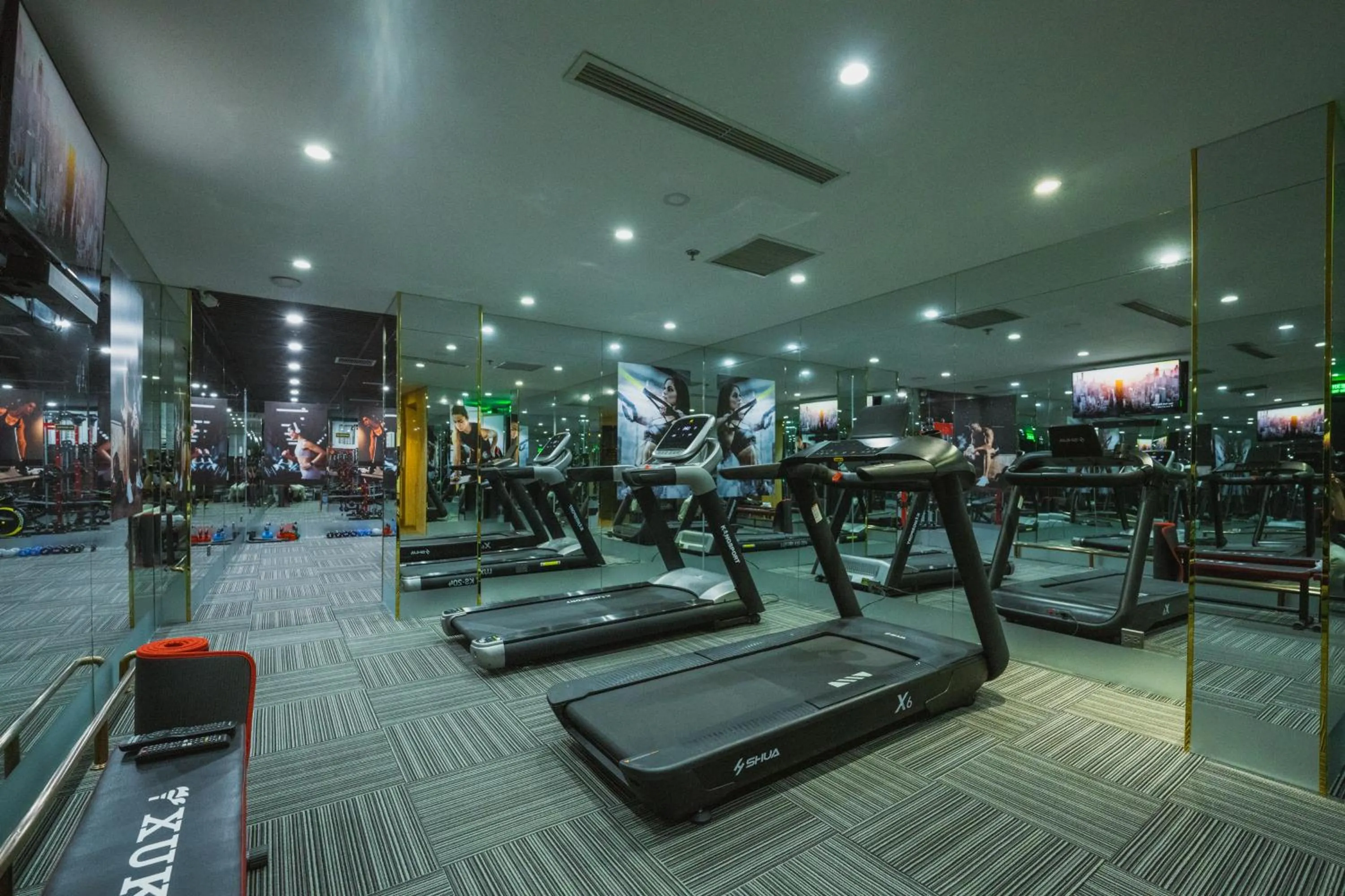 Fitness centre/facilities in LeaH Silk Hotel