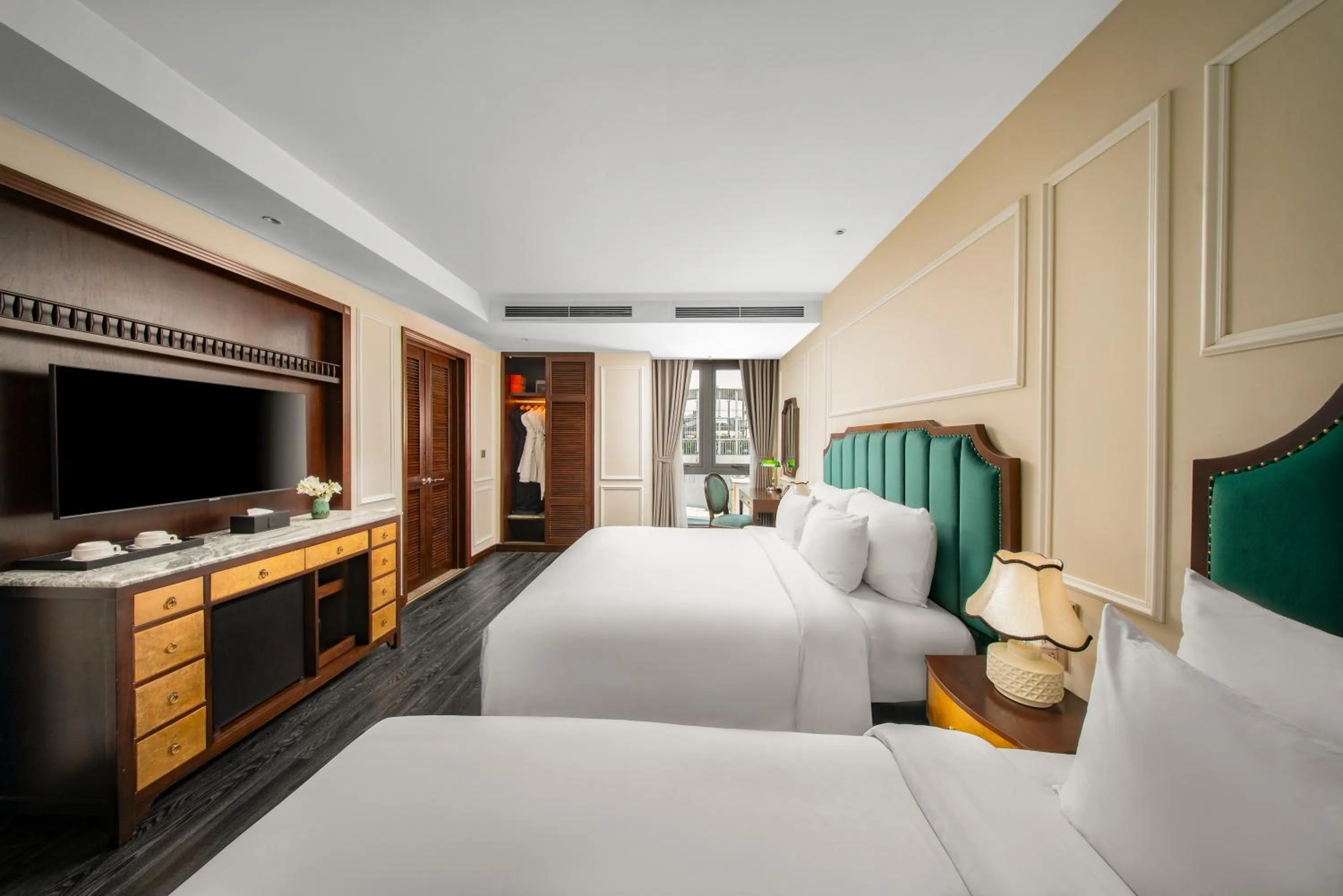 Bed in GM Premium Hotel