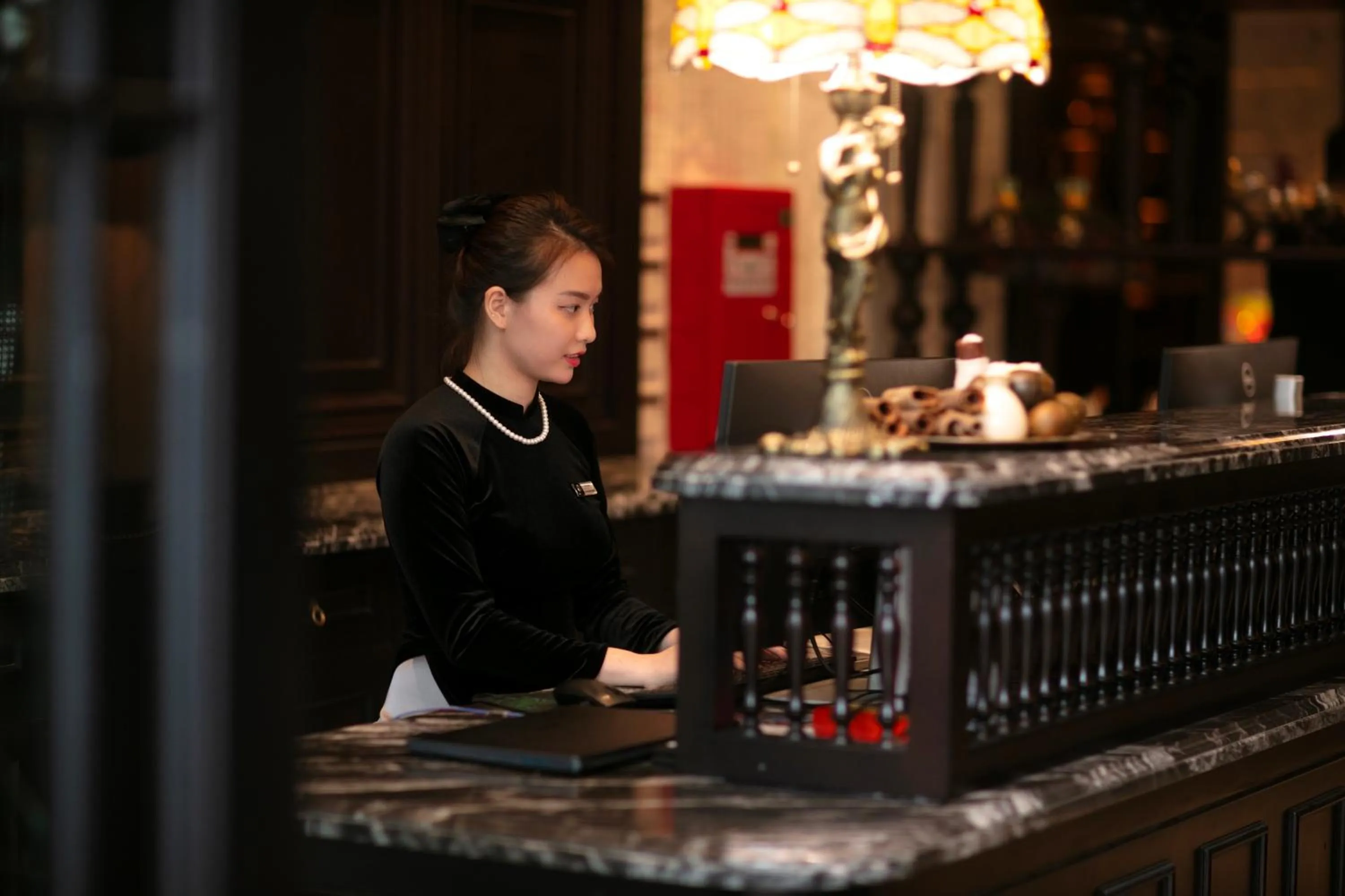 Lobby or reception in LeaH Silk Hotel