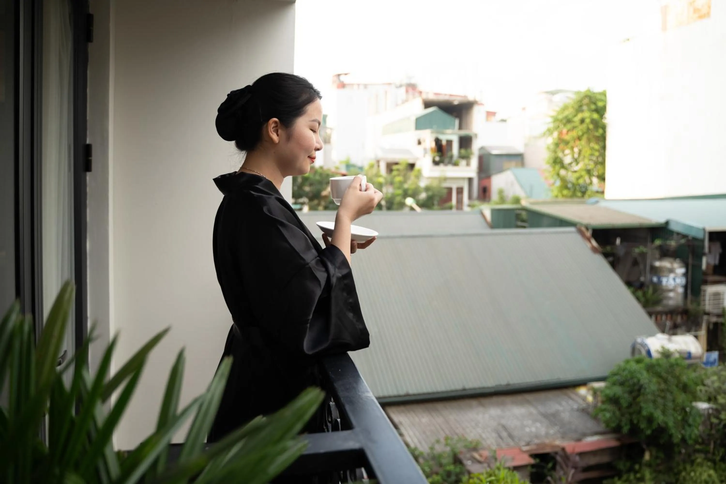 Balcony/Terrace in LeaH Silk Hotel