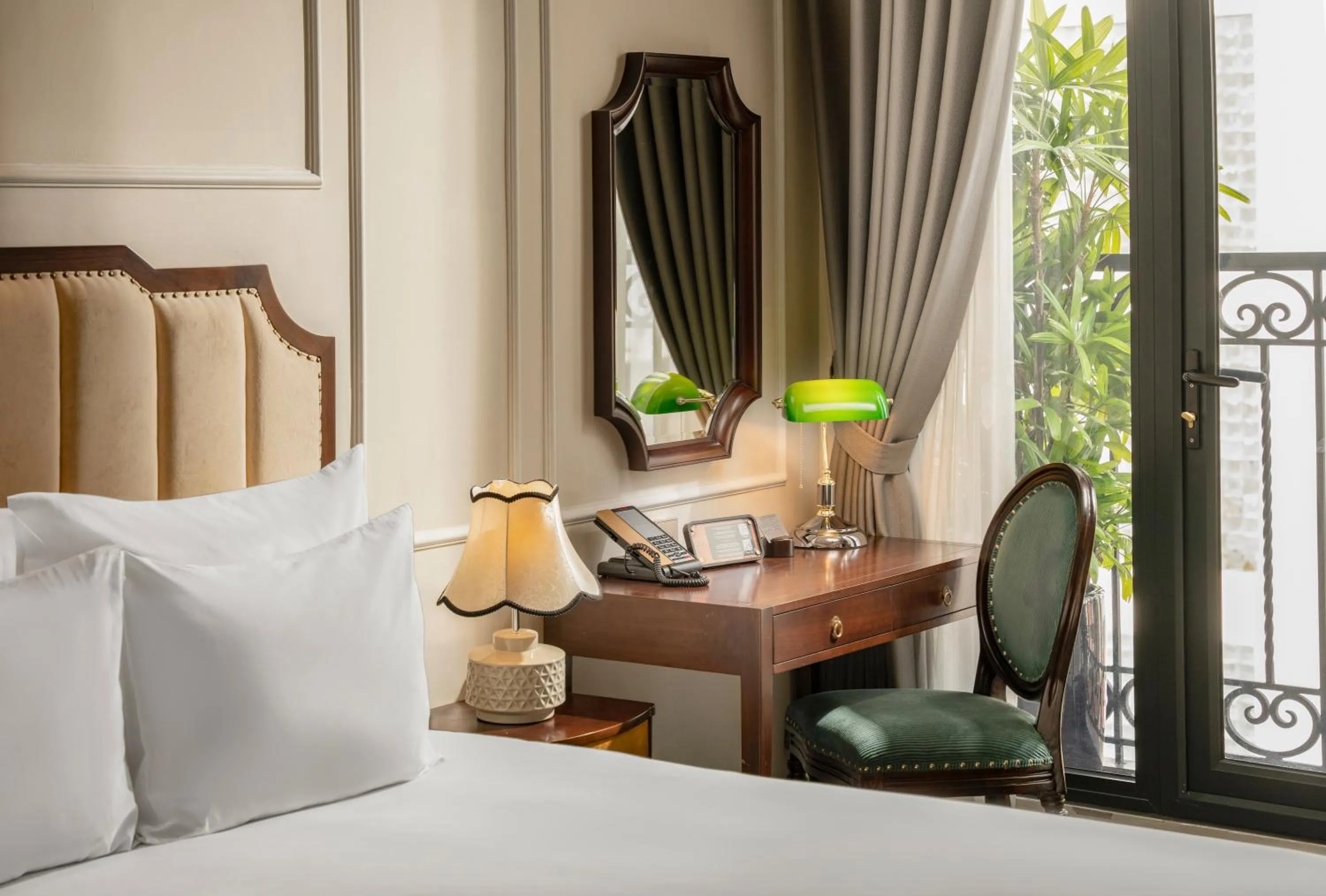 Bed in GM Premium Hotel