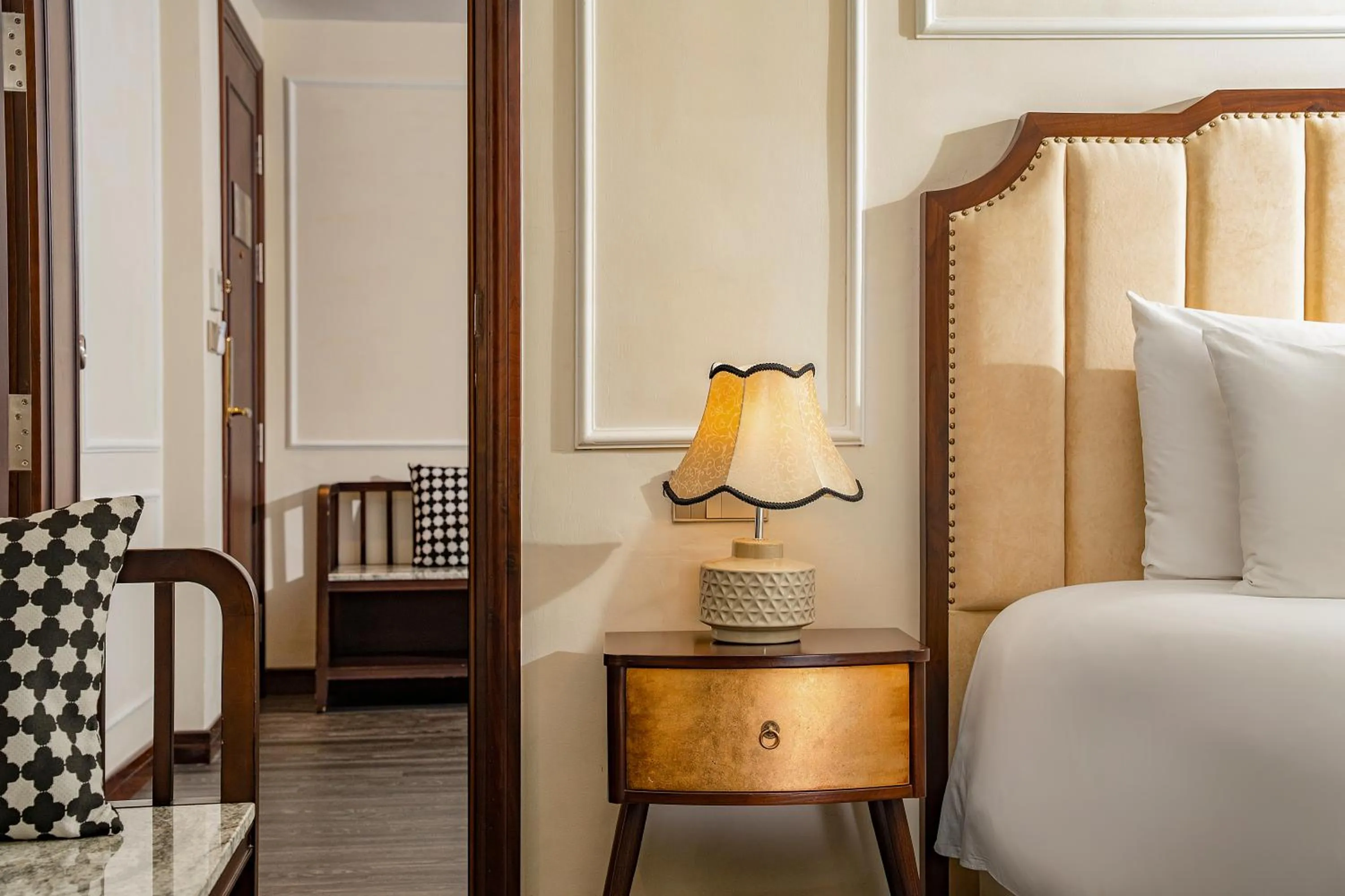 Bed in GM Premium Hotel