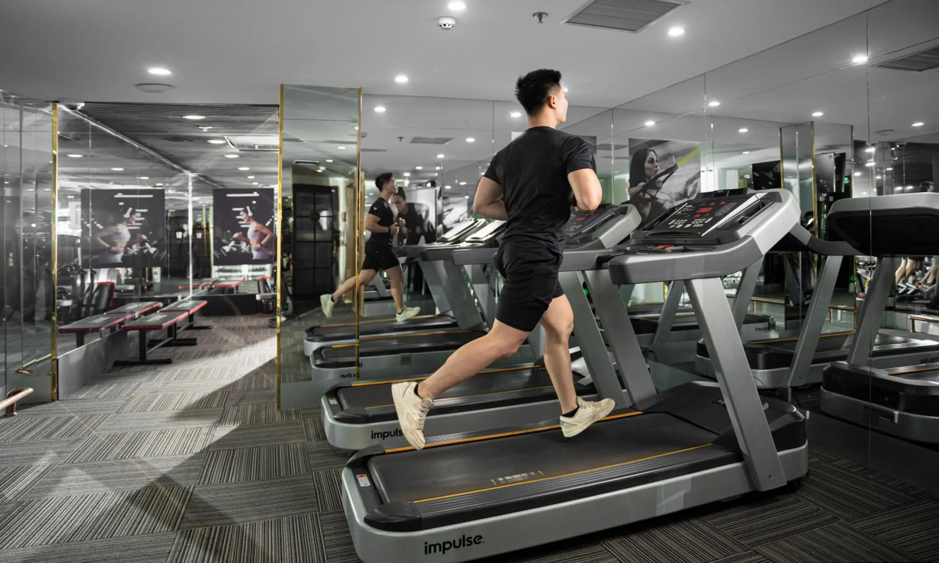 Fitness centre/facilities in GM Premium Hotel Fitness centre/facilities in GM Premium Hotel