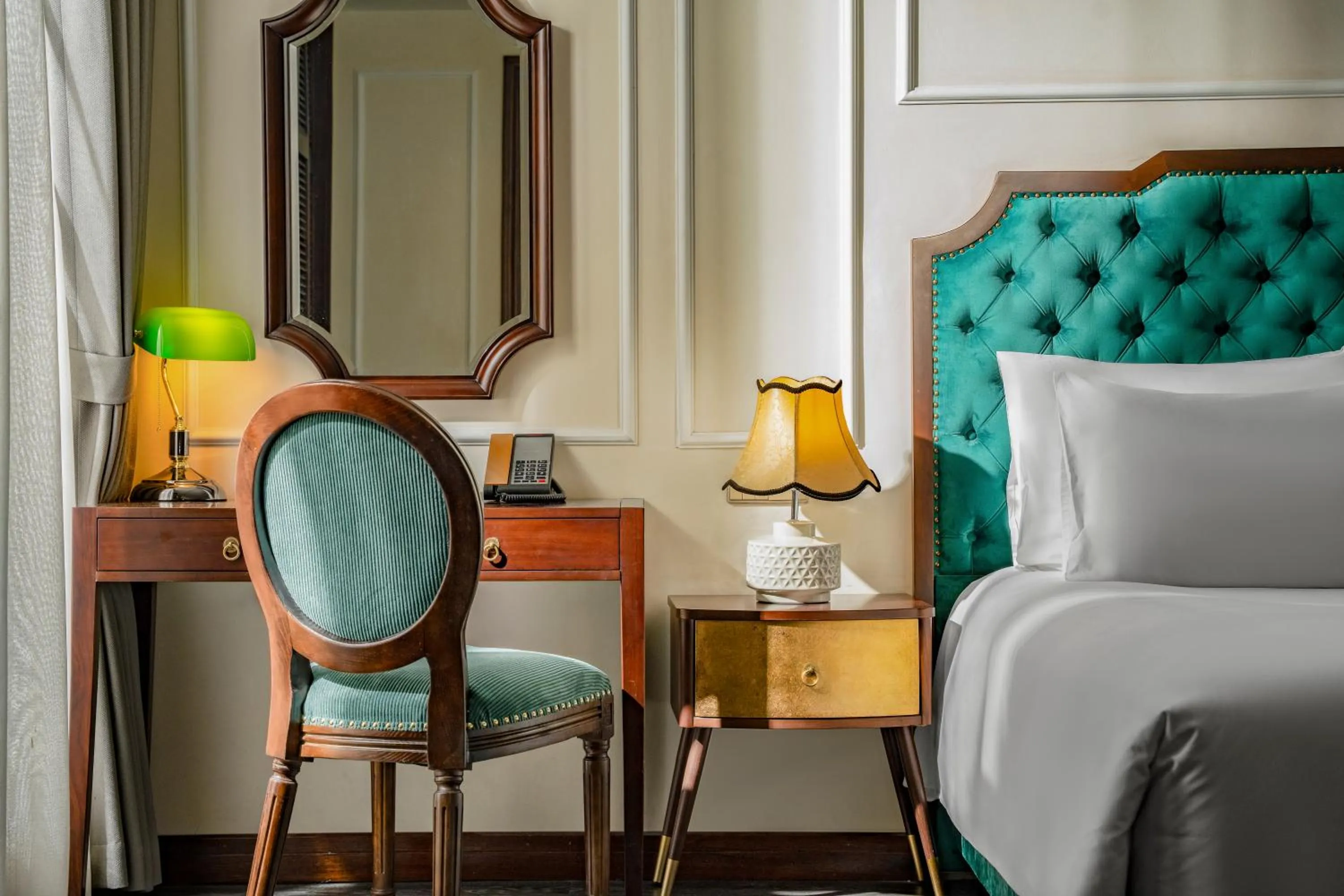 Bed in GM Premium Hotel