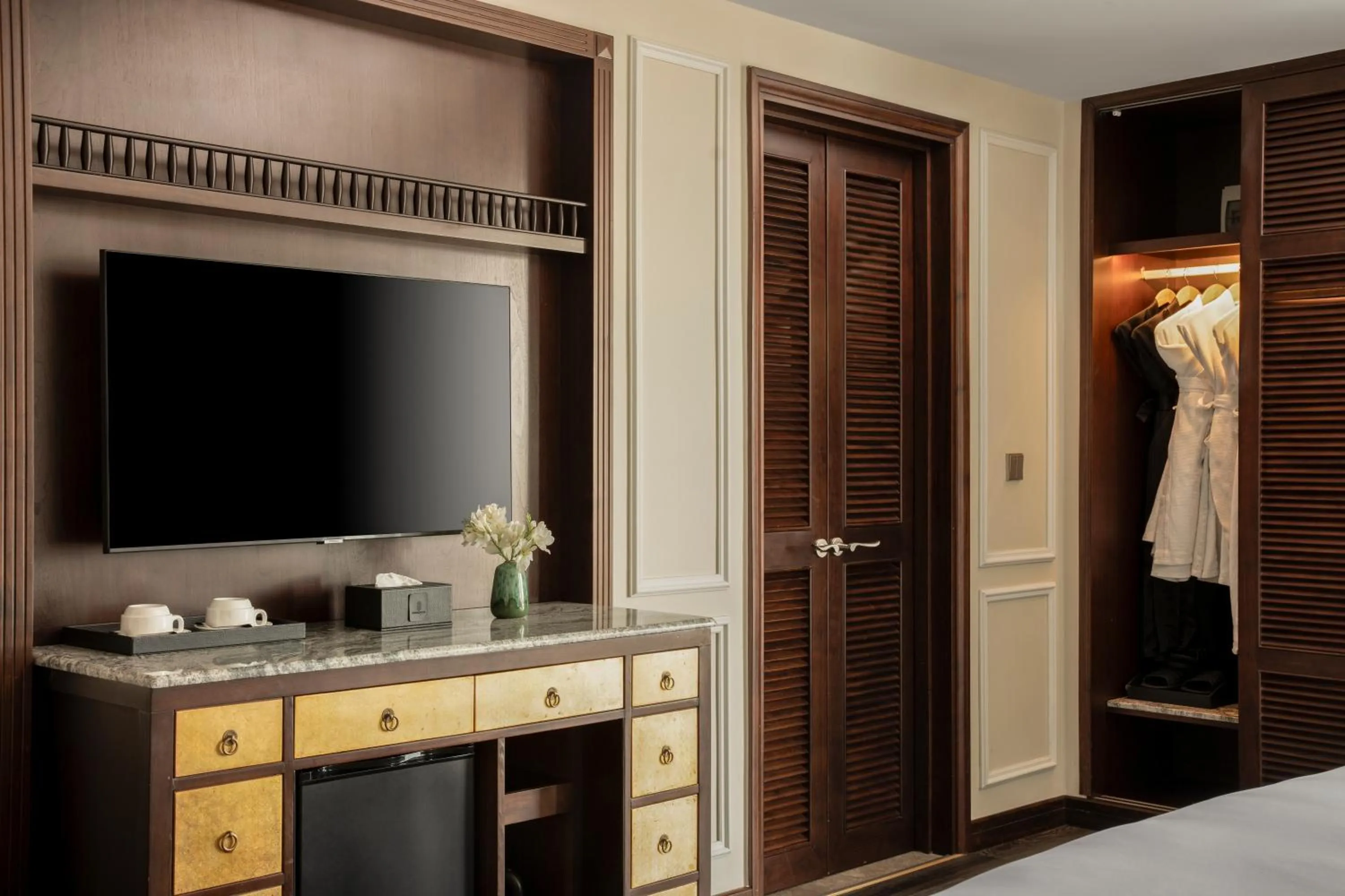 Bed in GM Premium Hotel